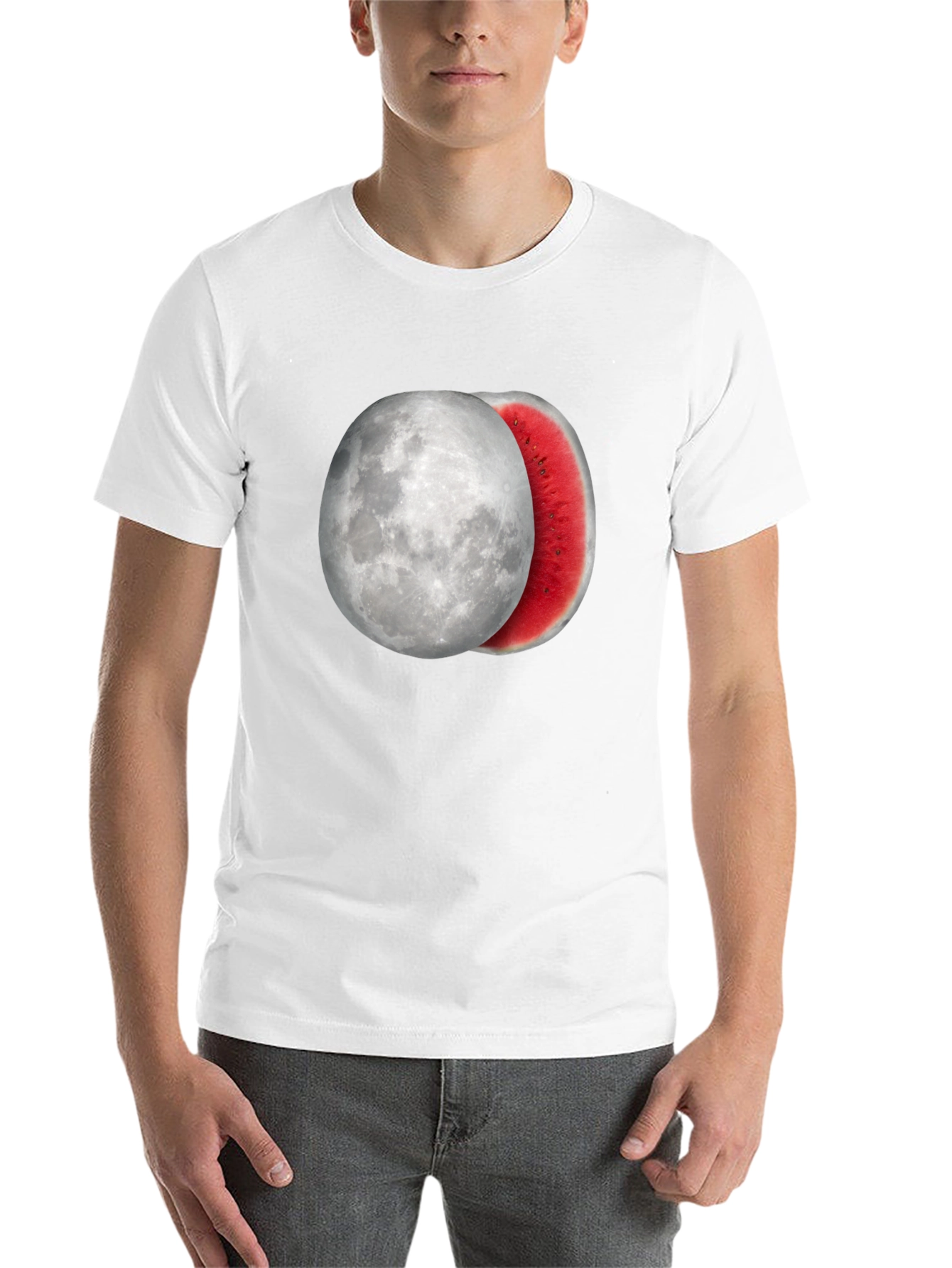 Black Moon Watermelon Graphic Tee - Cool Summer Style view 14