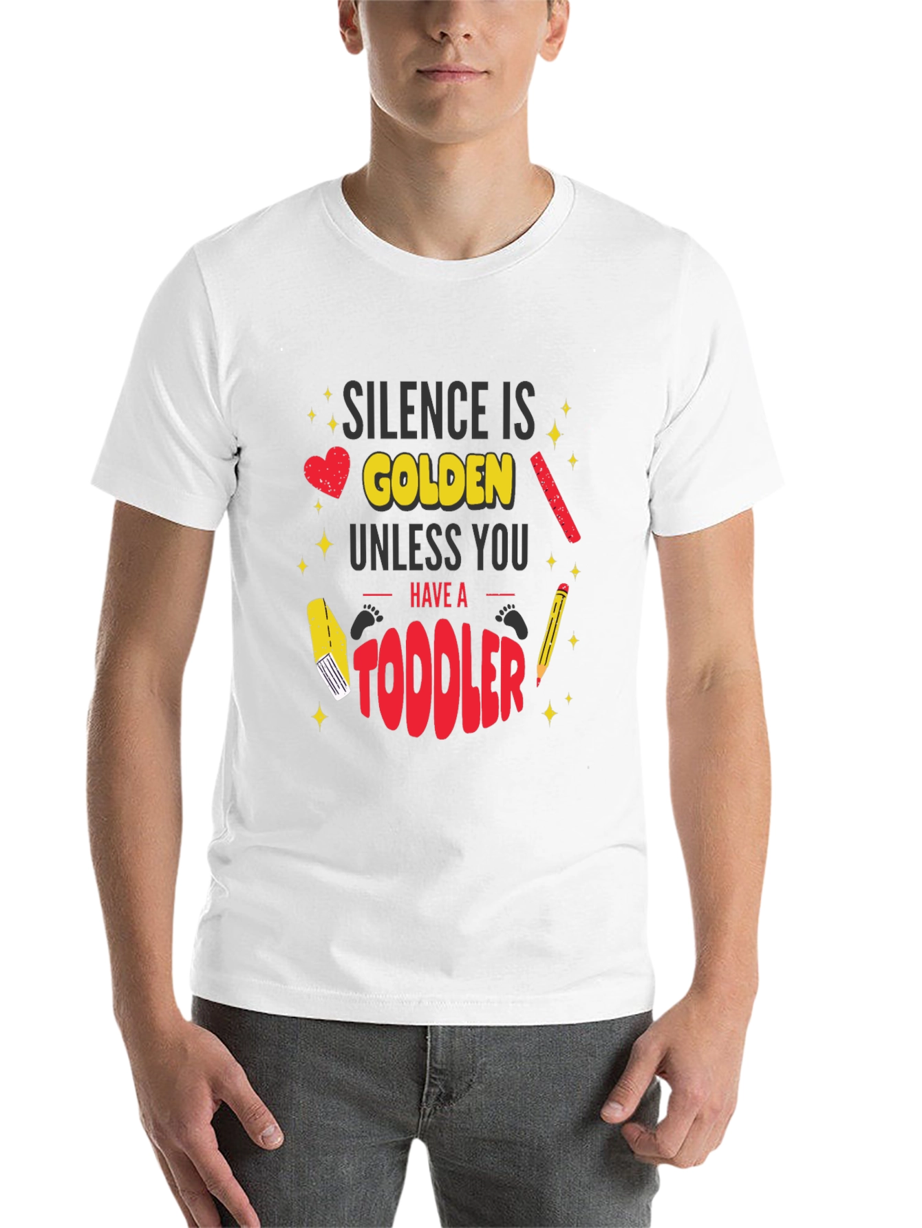 Black Silence is Golden Toddler Graphic T-Shirt view 14