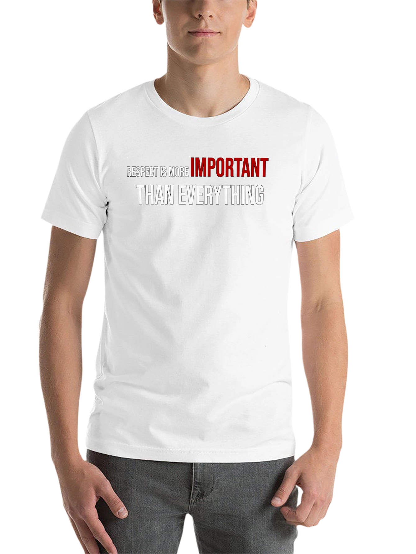 Black Respect is More Important Graphic Tee view 14