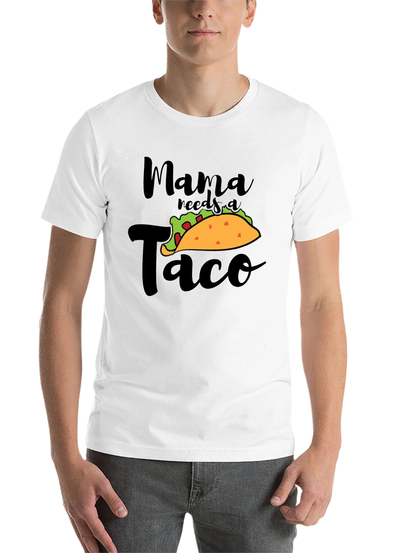 Black Mama Needs A Taco Funny Graphic Tee view 14