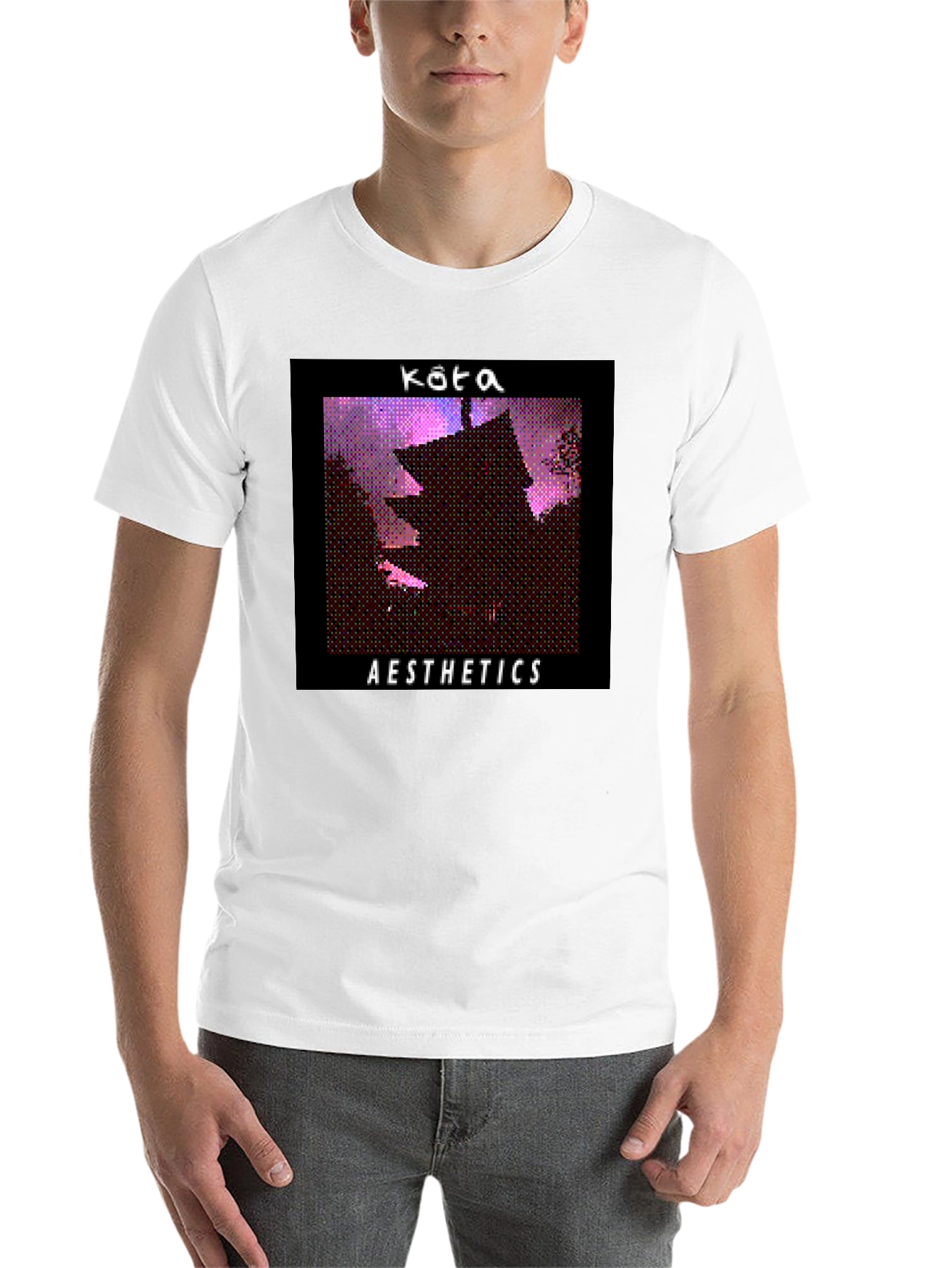 Black Kota Aesthetics Black T-Shirt view 14