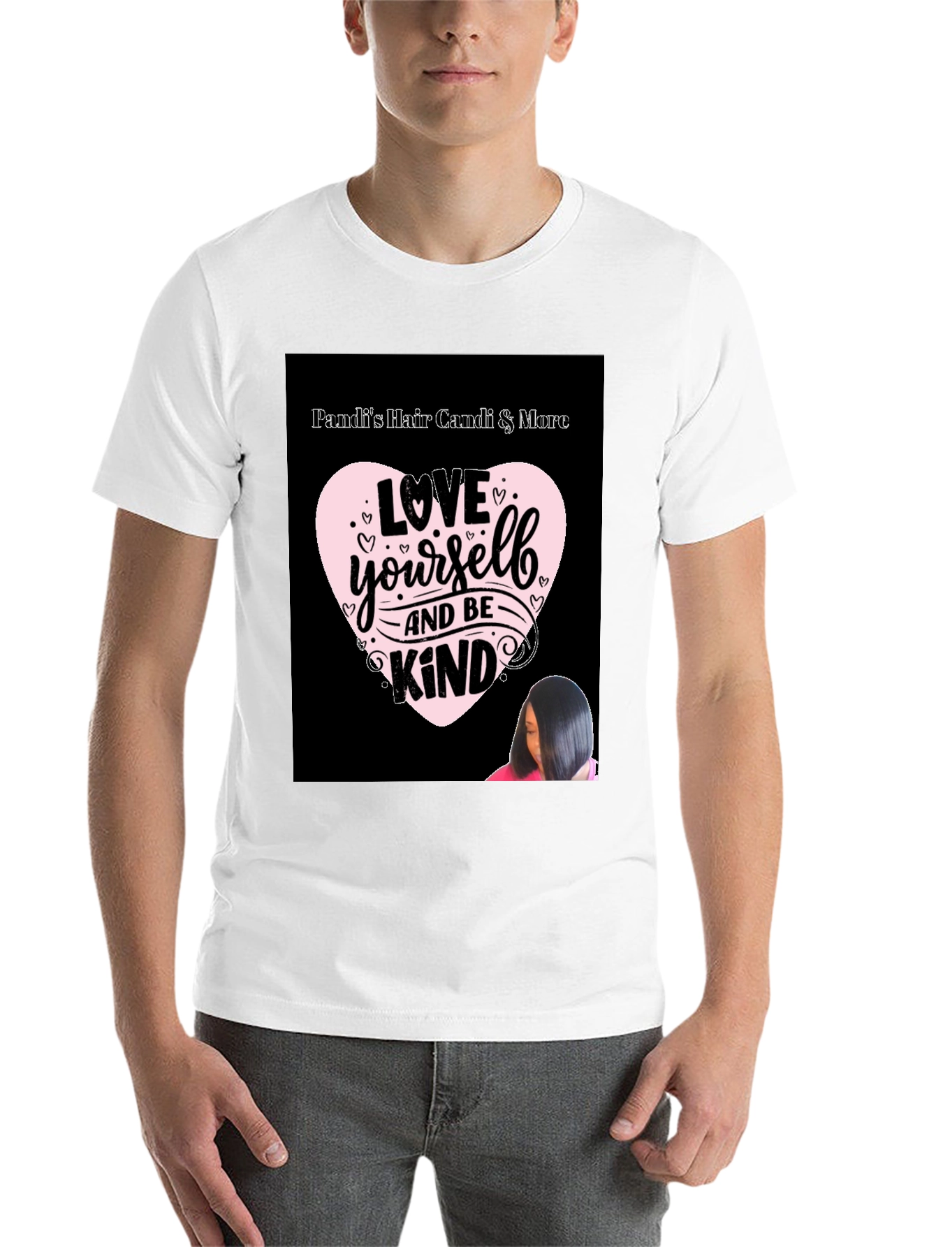 Black Love Yourself Graphic Tee - Stylish and Comfy! view 14