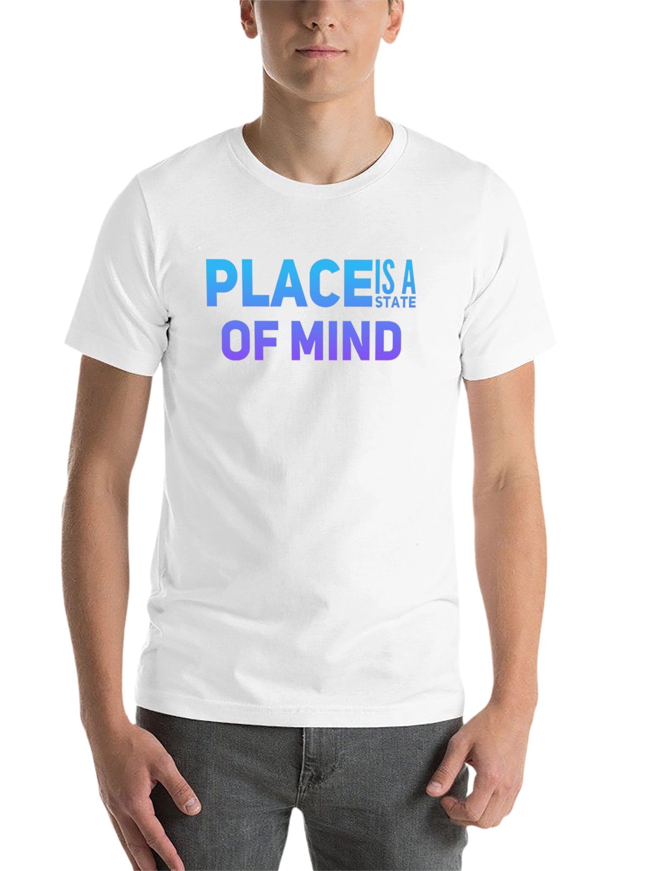 Black Place Is A State Of Mind T-Shirt view 14