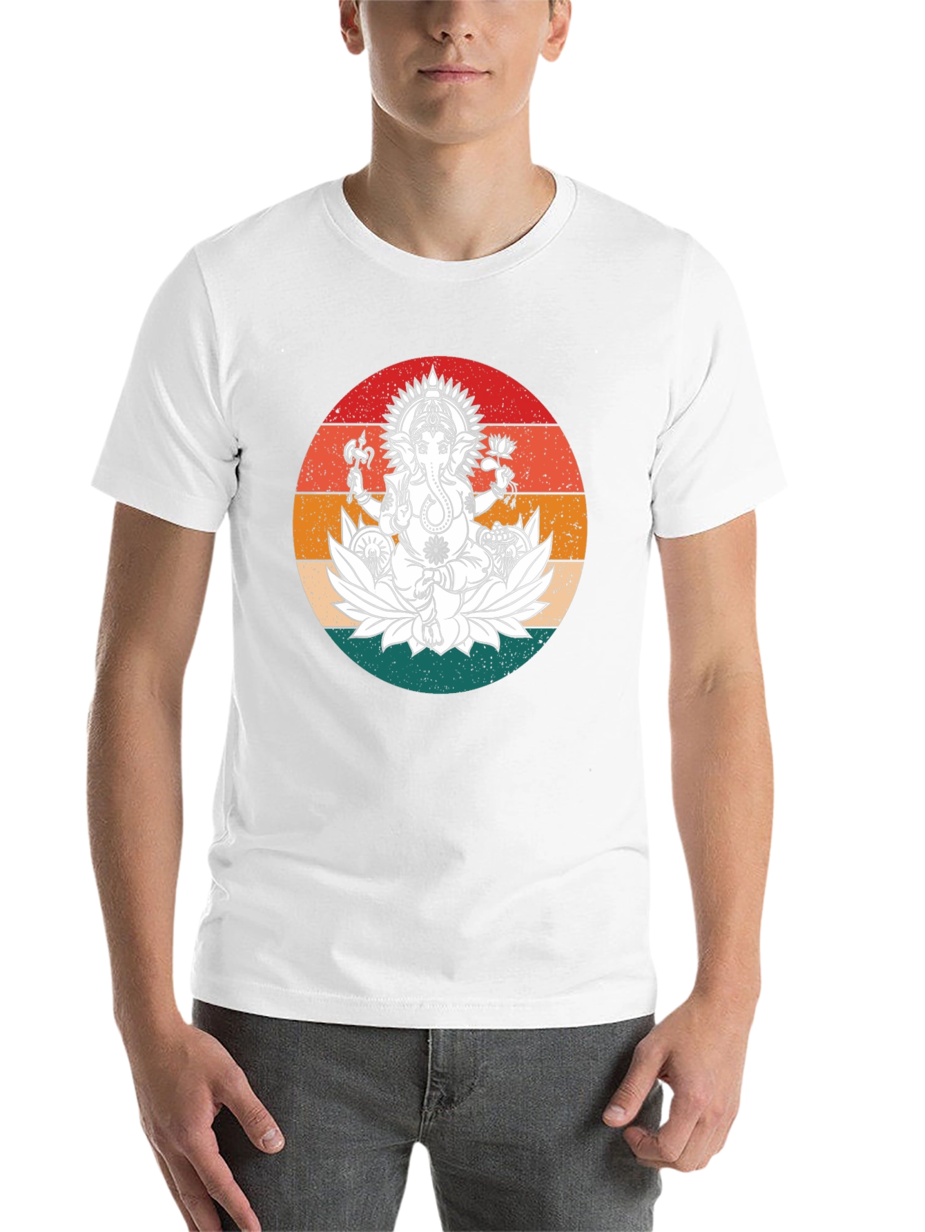 Ganesh Lotus Graphic Tee - 14