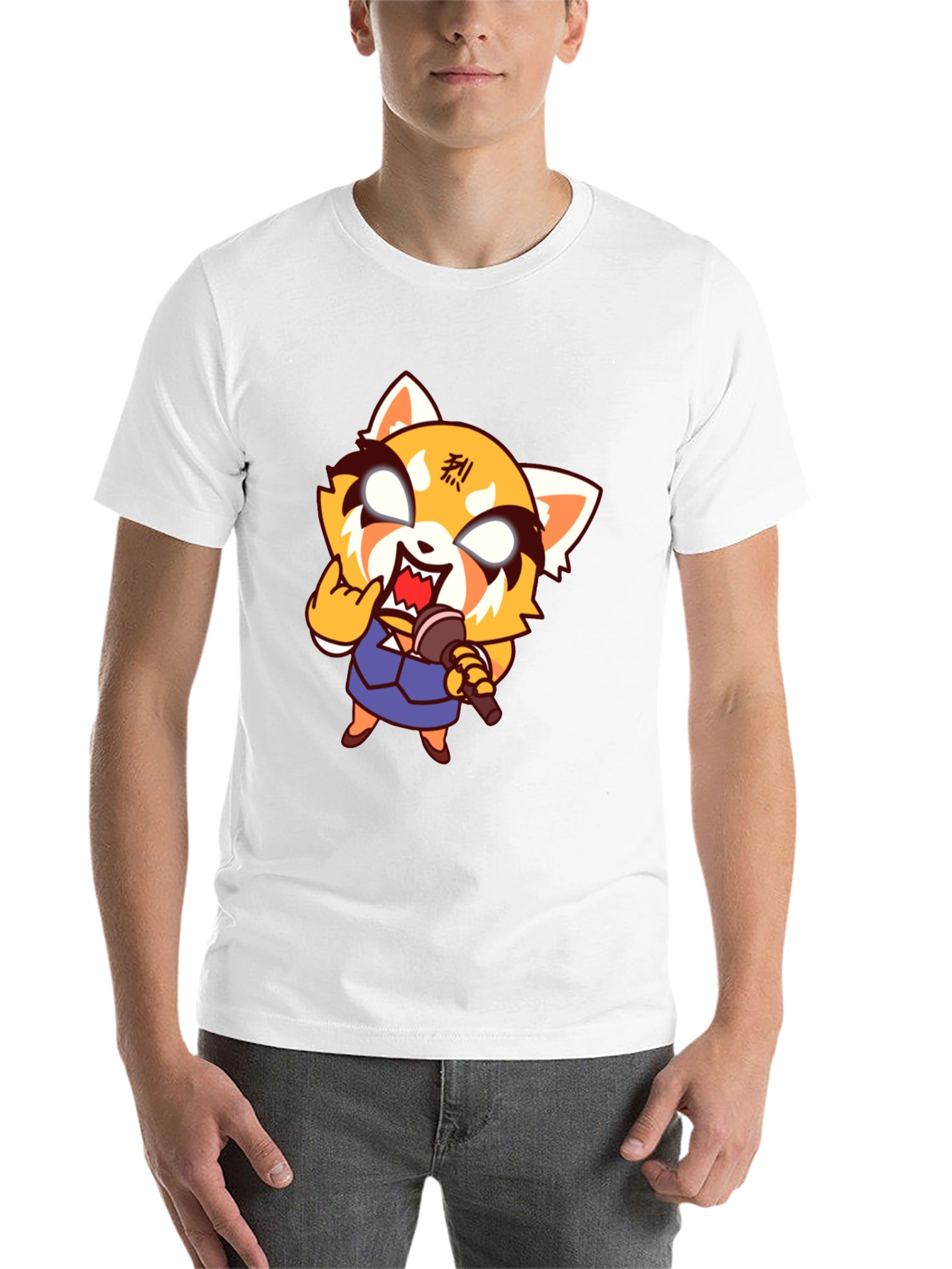 Aggretsuko Rage T-Shirt - Metal Red Panda - 14