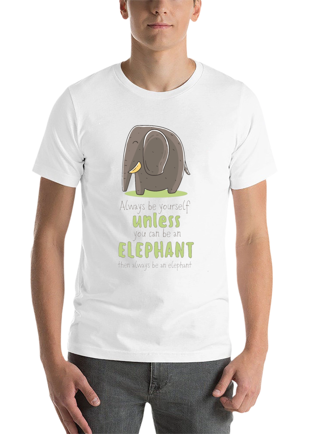 Black Elephant T-Shirt: Always Be Yourself Unless... view 14