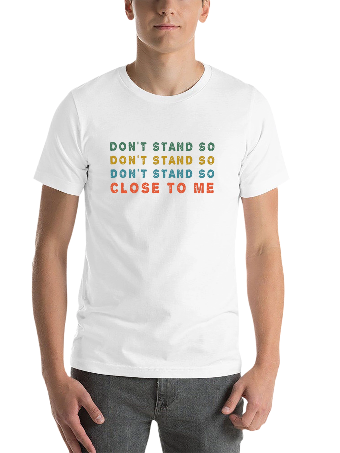 Black Retro "Don't Stand So Close To Me" Graphic Tee view 14