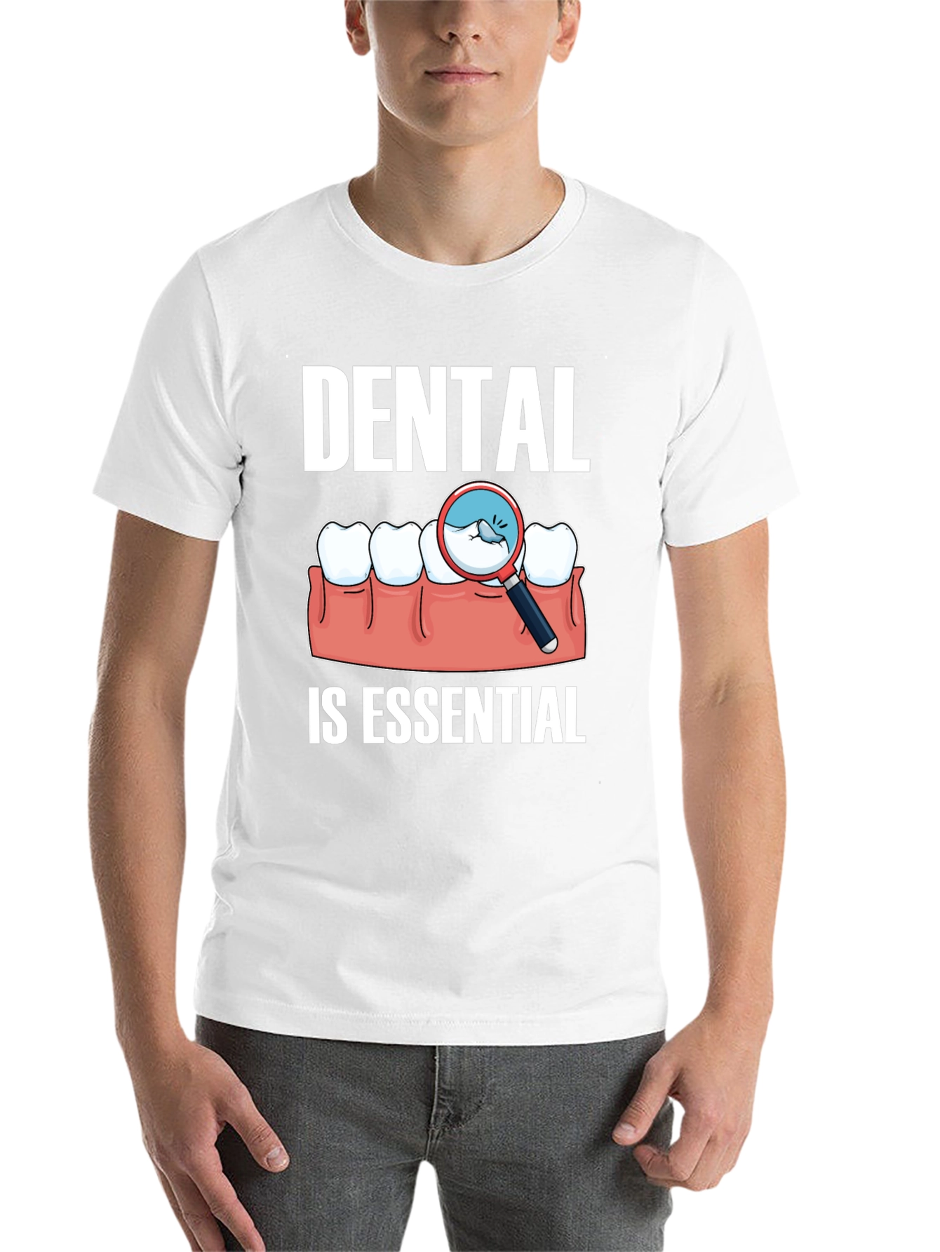 Black Dental Is Essential Graphic Tee view 14