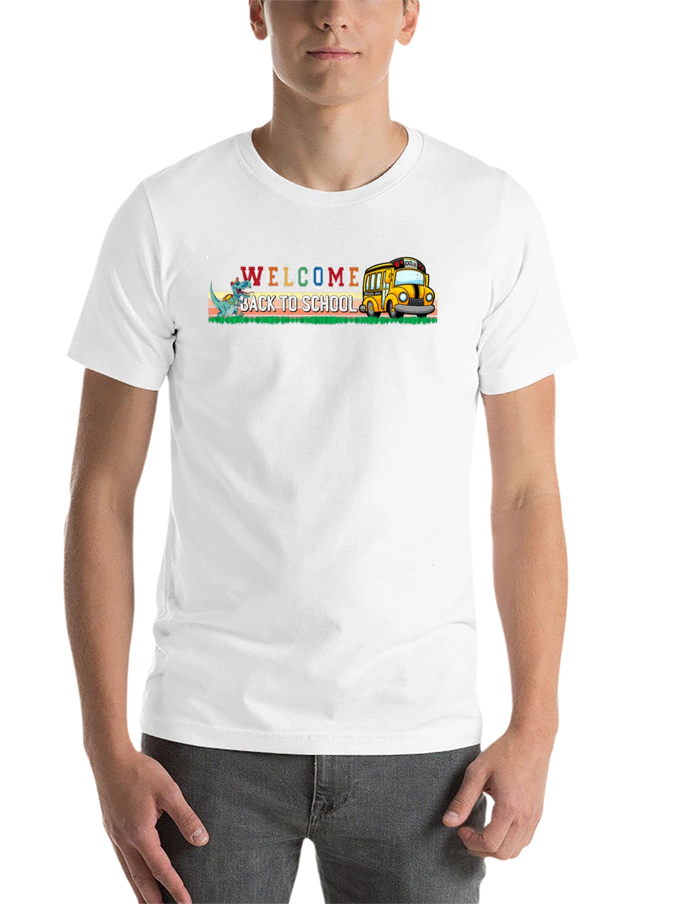 Black Welcome Back to School T-Shirt view 14
