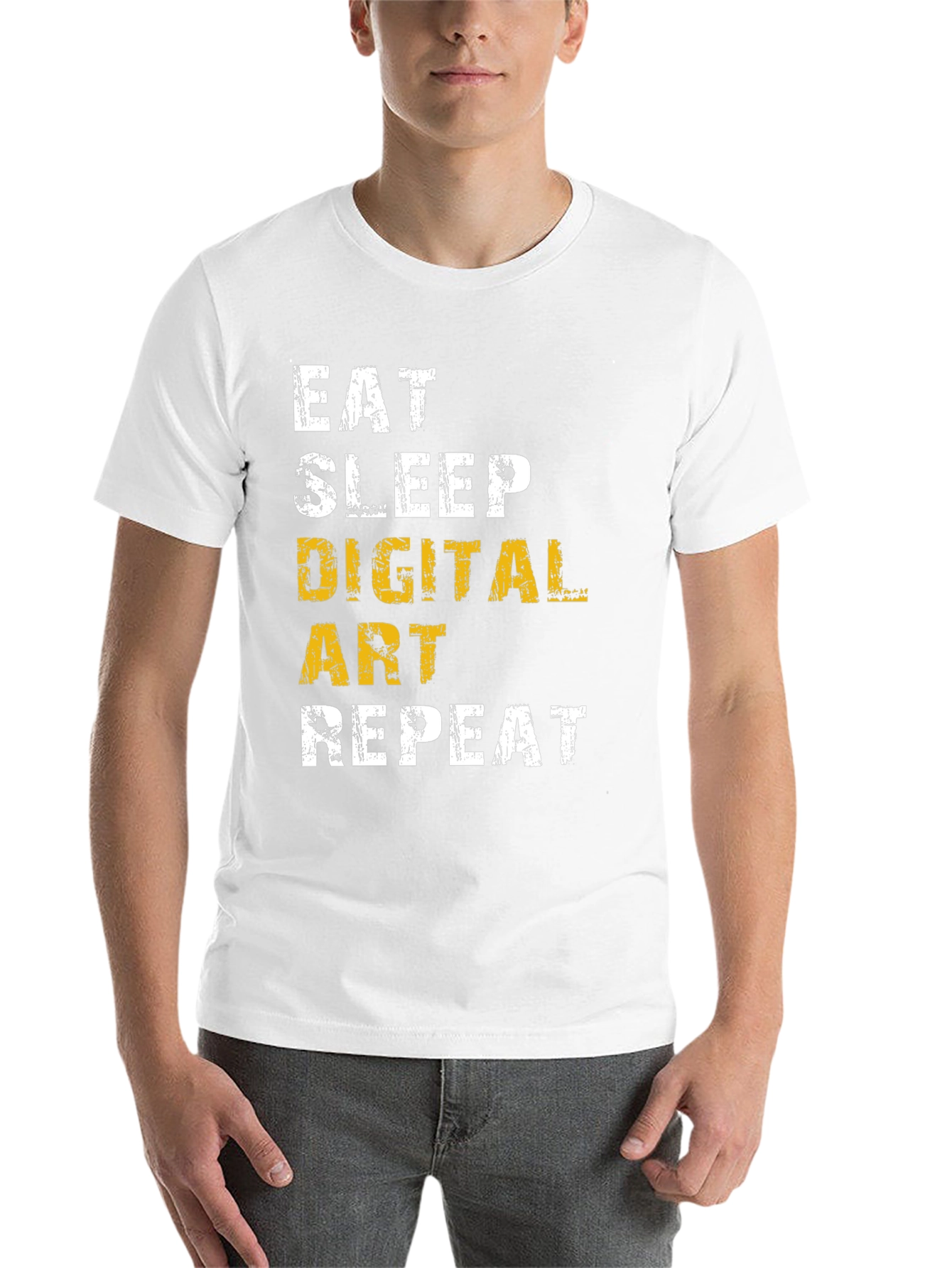 Eat Sleep Digital Art Repeat T-Shirt - 14