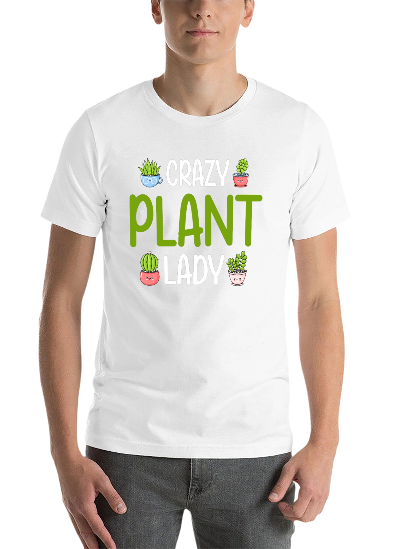 Black Crazy Plant Lady Graphic Tee view 14