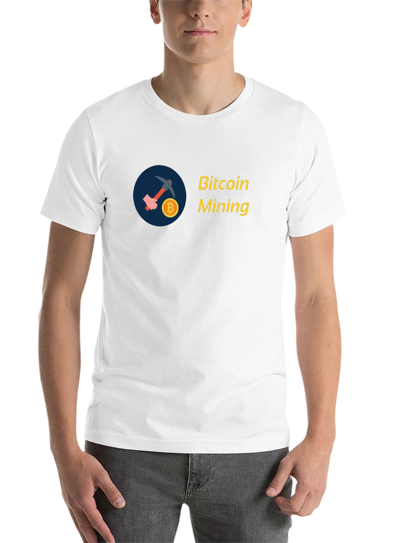 Black Bitcoin Mining T-Shirt - Crypto Design view 14