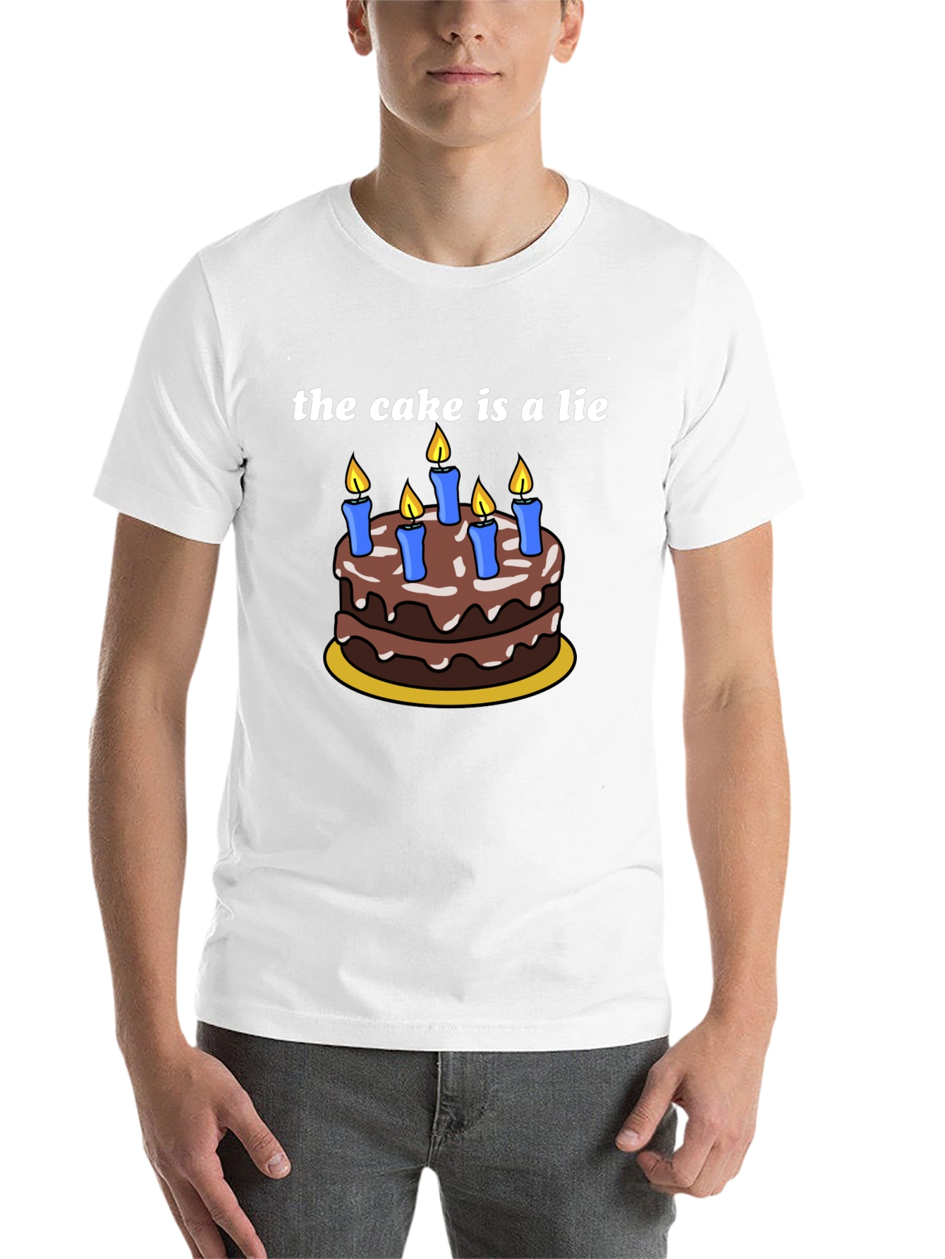 Black Cake is a Lie Graphic T-Shirt view 14