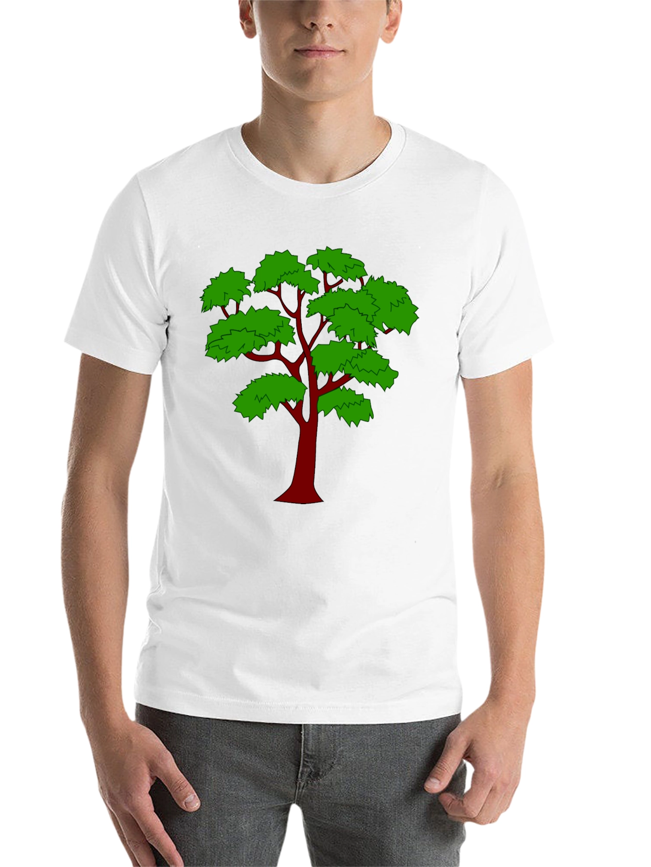 Black Arboreal Tee - Bold Tree Graphic view 14