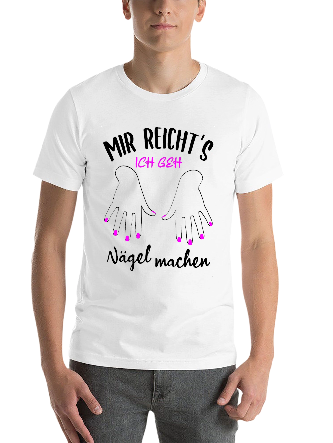 Black Nail Salon T-Shirt - Mir Reicht's Ich Geh Nagel Machen view 14
