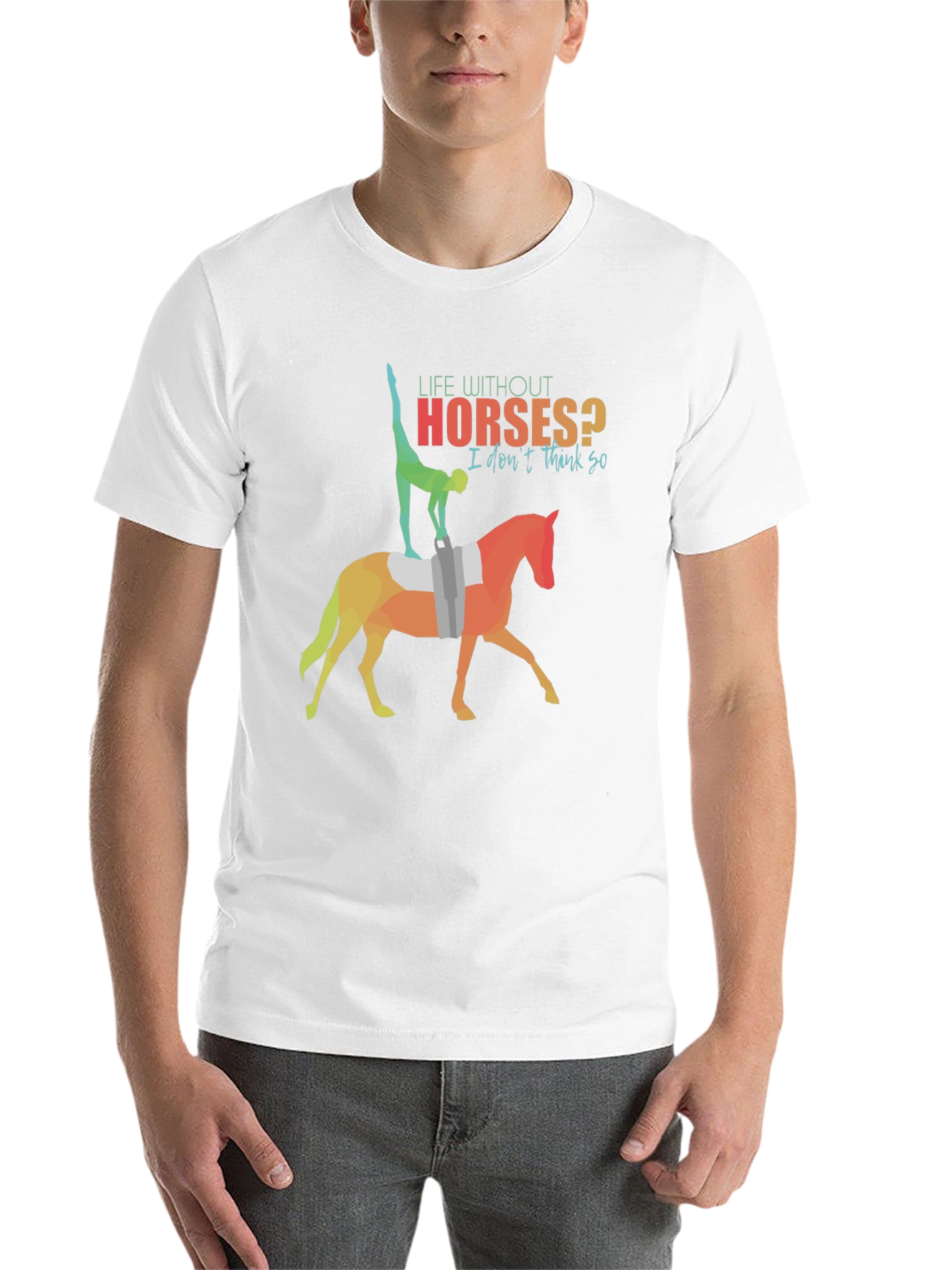 Black Life Without Horses? Graphic Tee view 14