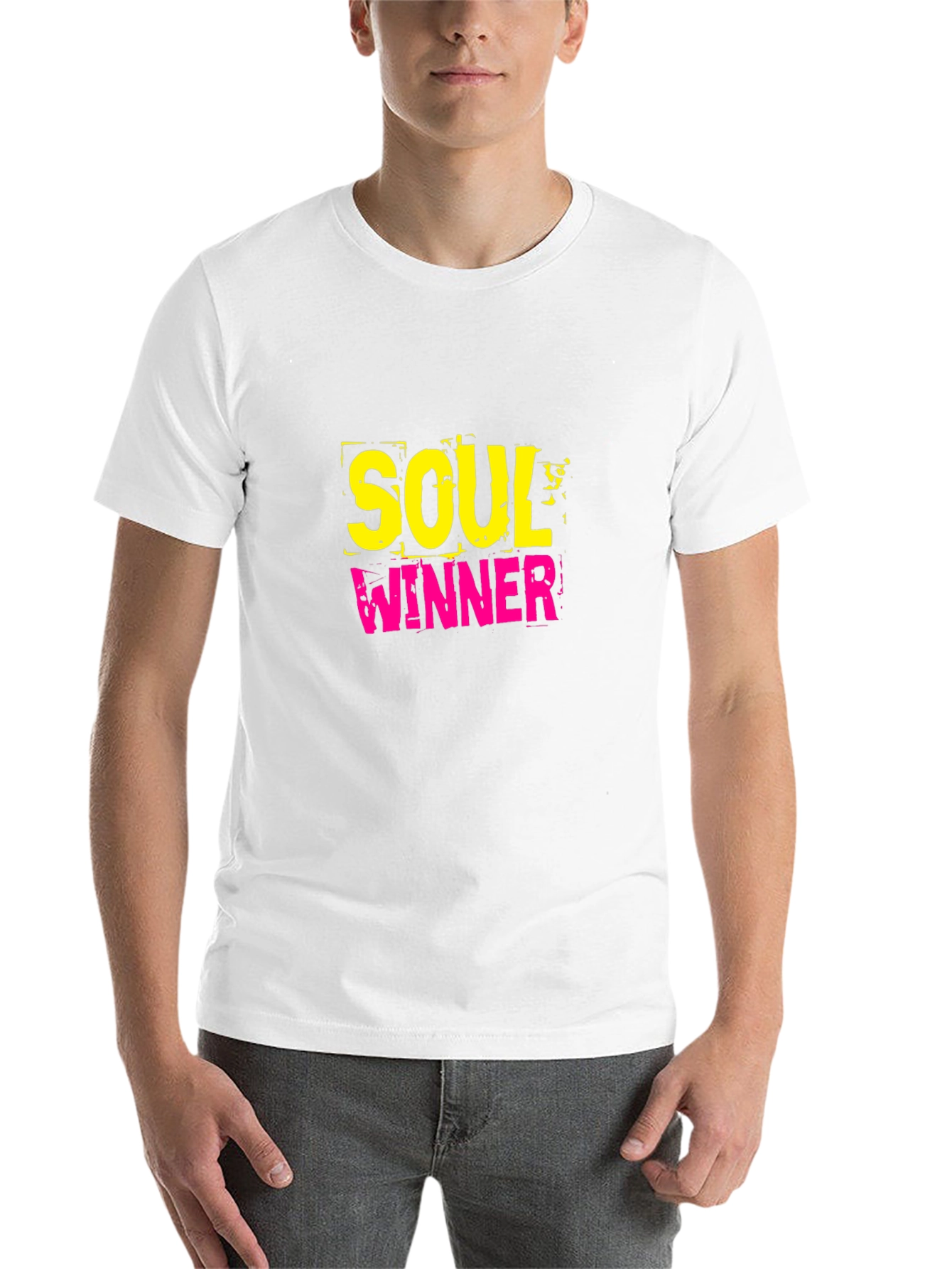 Black Soul Winner Graphic Black T-Shirt view 14
