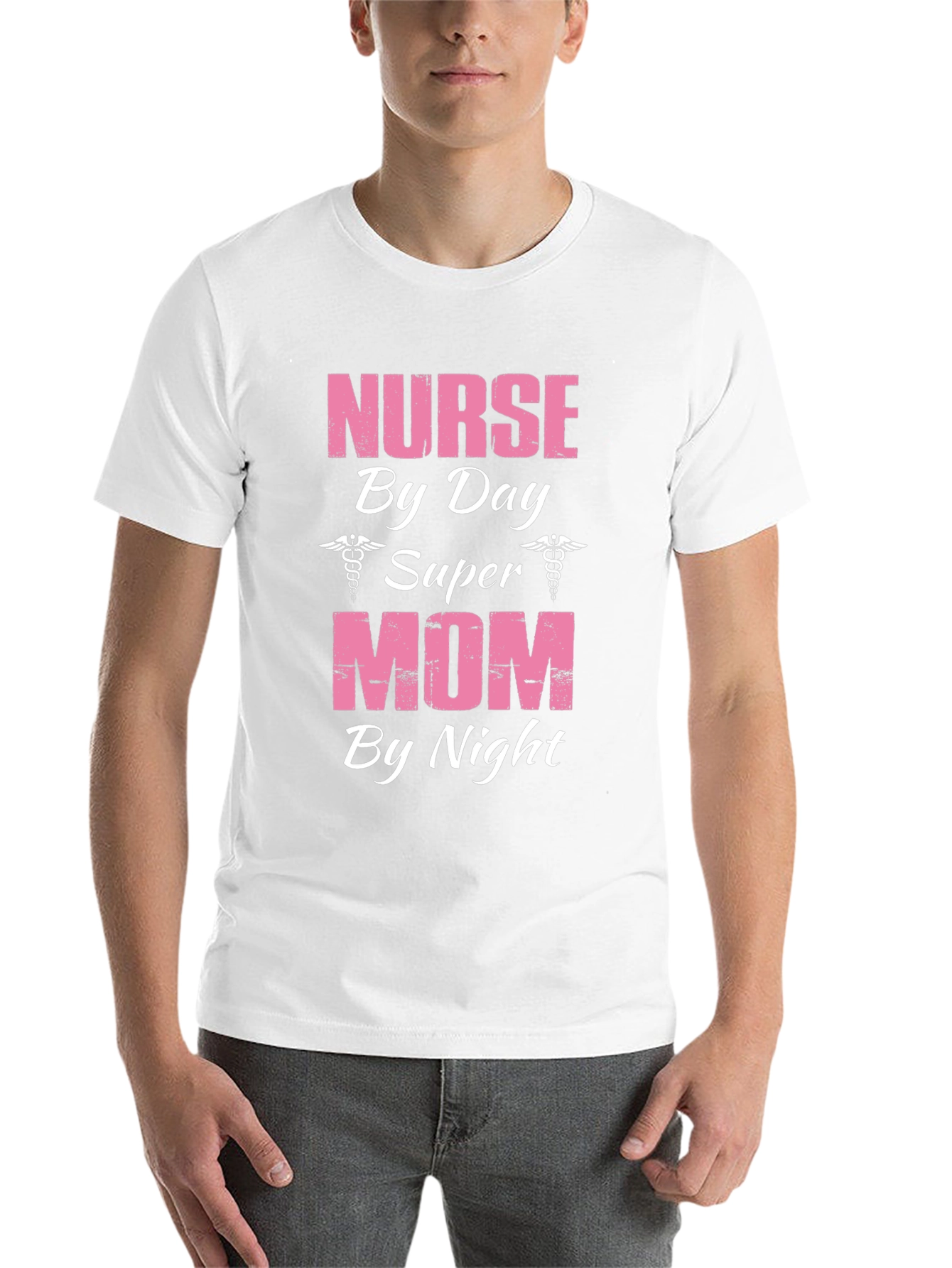 Black Nurse by Day, Super Mom by Night T-Shirt view 14
