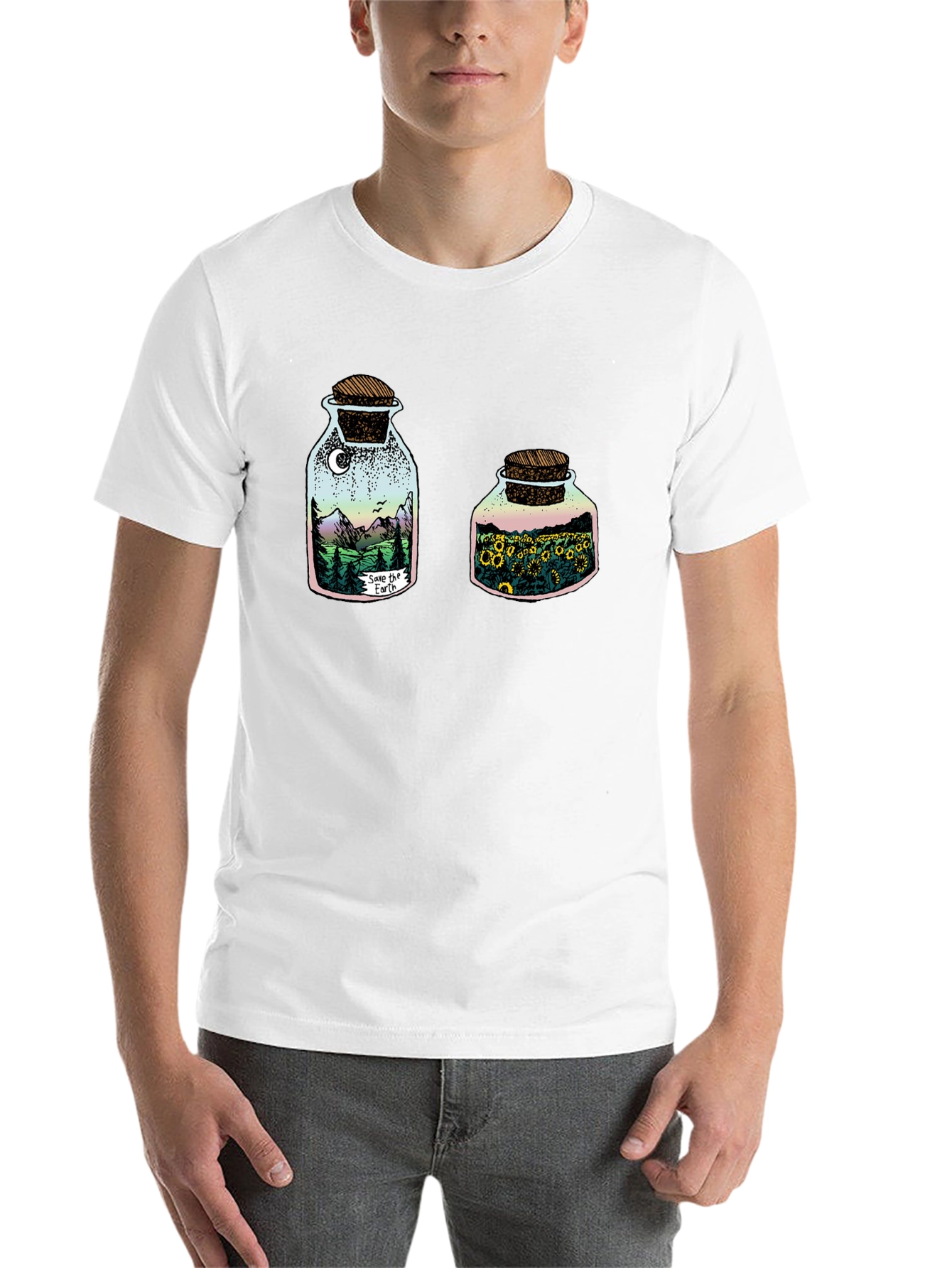 Black Nature in a Jar Graphic Tee view 14