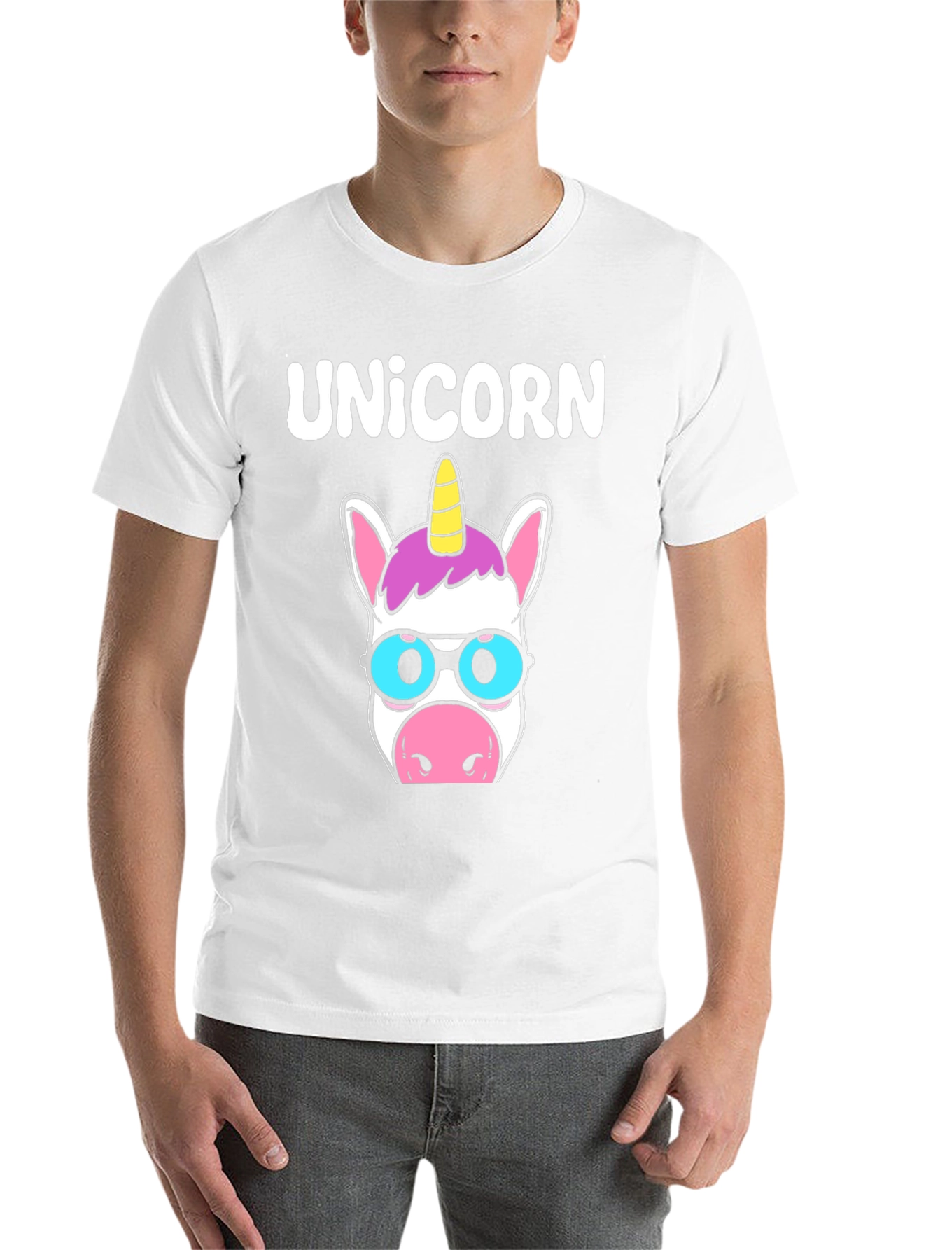 Black Unicorn T-Shirt - Cute Cartoon Style view 14