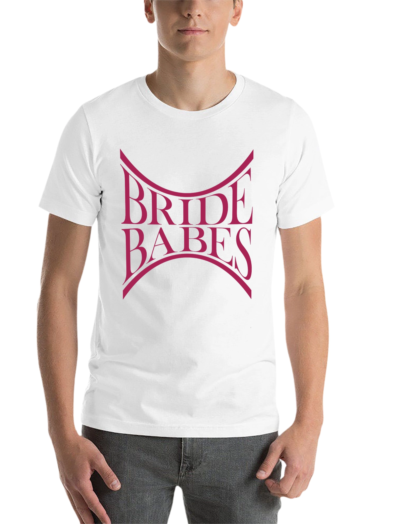 Black Bride Babes Graphic T-Shirt - Wedding Party Tee view 14