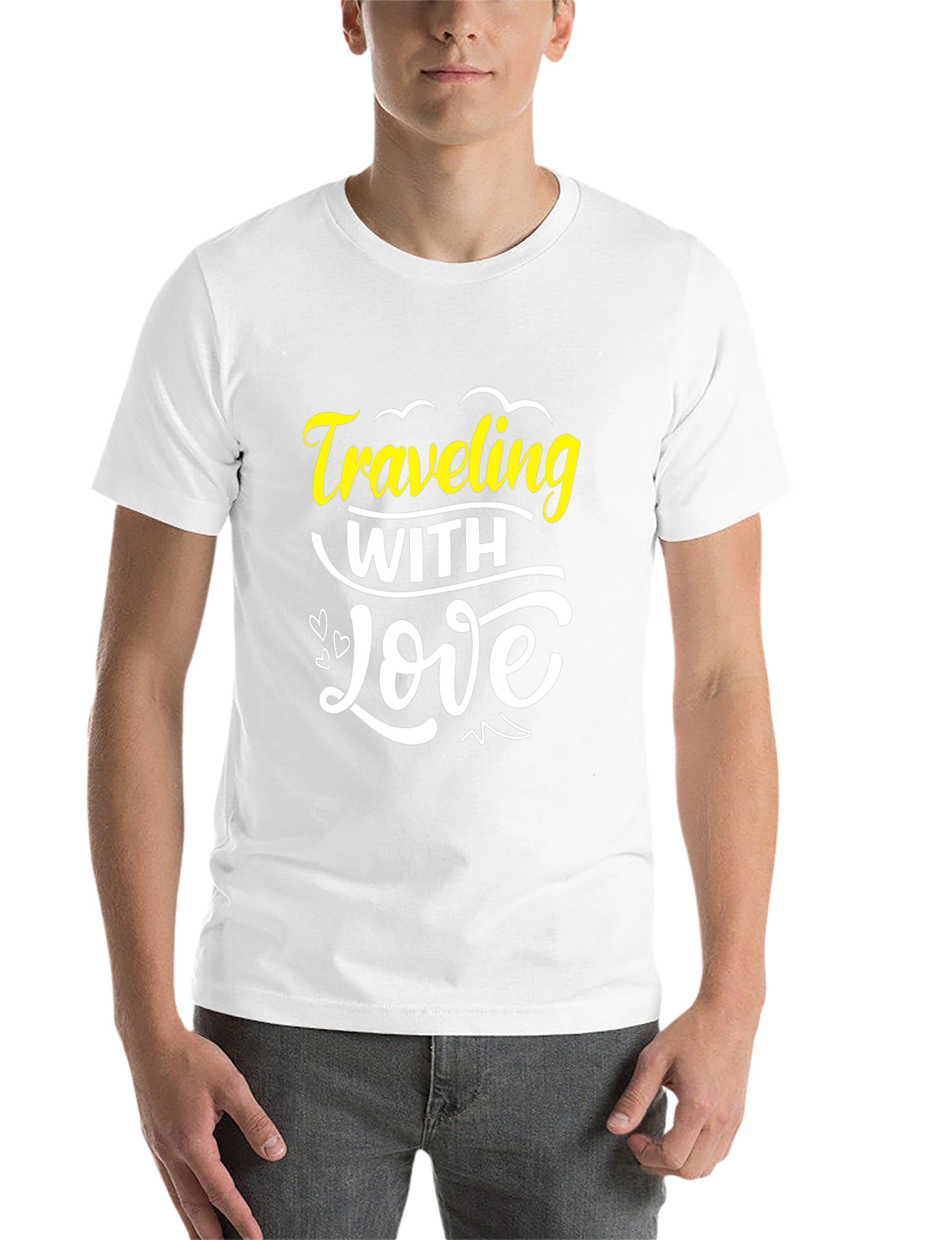 Black Traveling With Love Graphic T-Shirt view 14