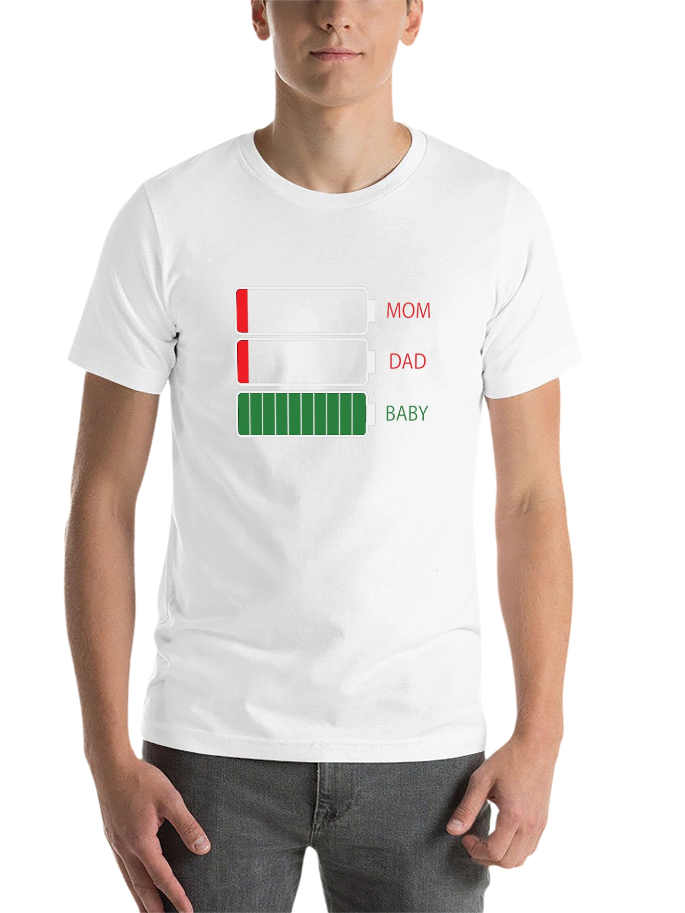 Black Family Battery Level Graphic Tee view 14