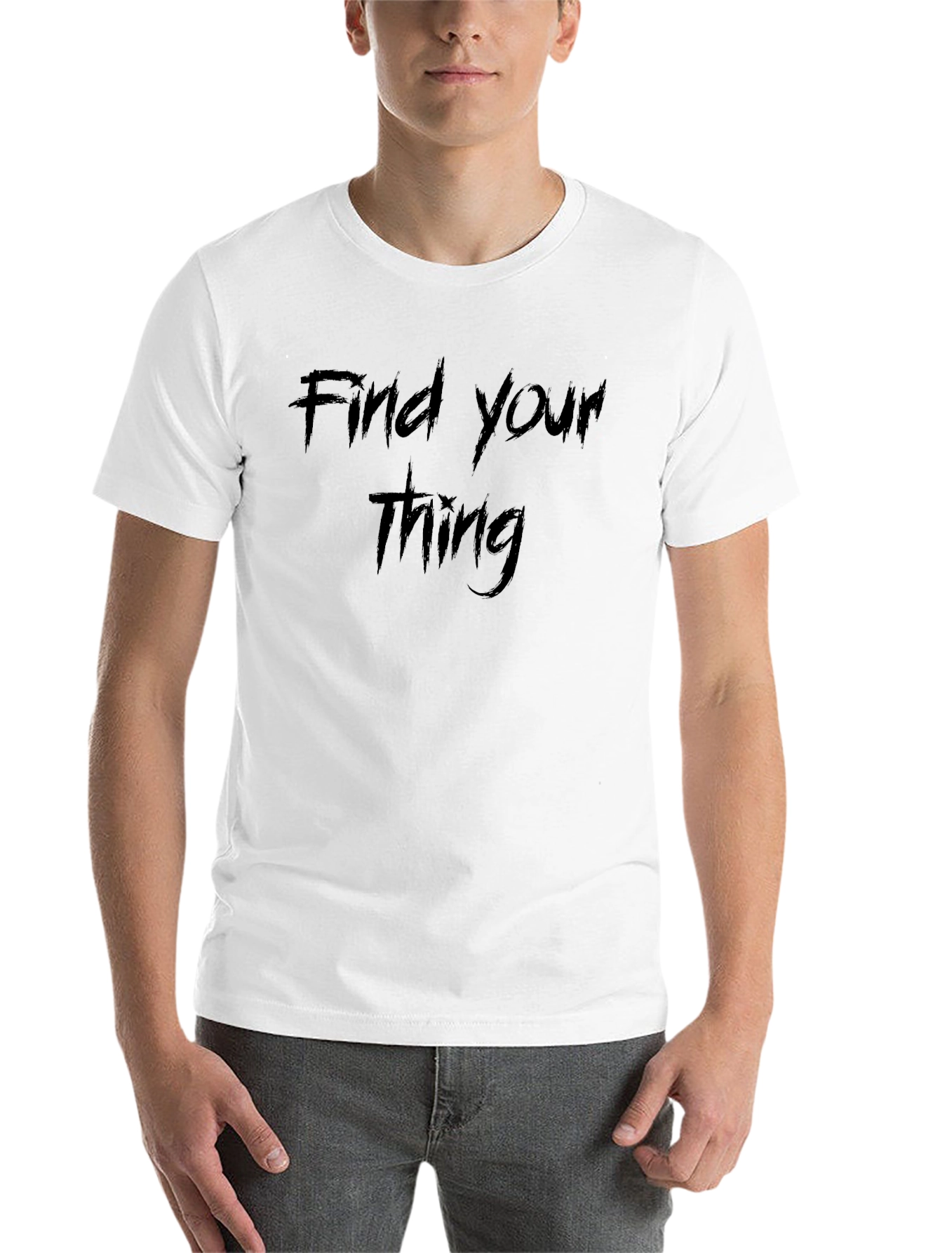 Black Find Your Thing Black T-Shirt view 14