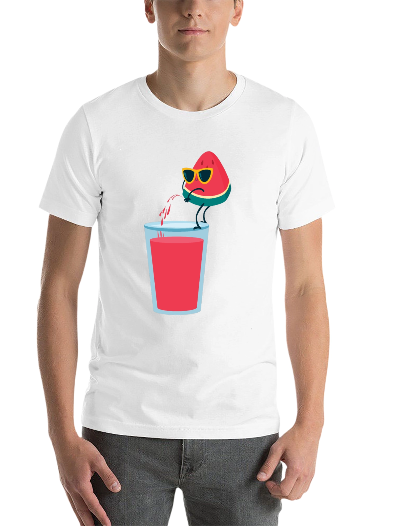 Black Cool Watermelon T-Shirt view 14