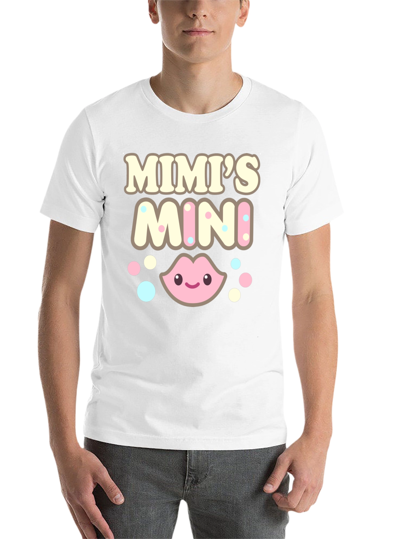 Black Mimi's Mini T-Shirt Cute Matching Family Outfit view 14