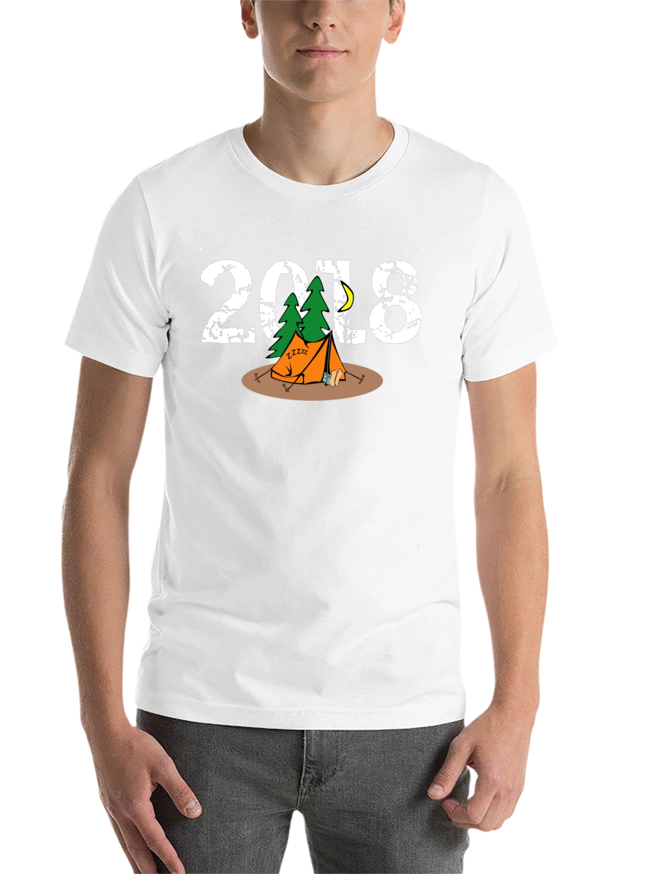 Black Camping Trip 2018 Graphic T-Shirt view 14