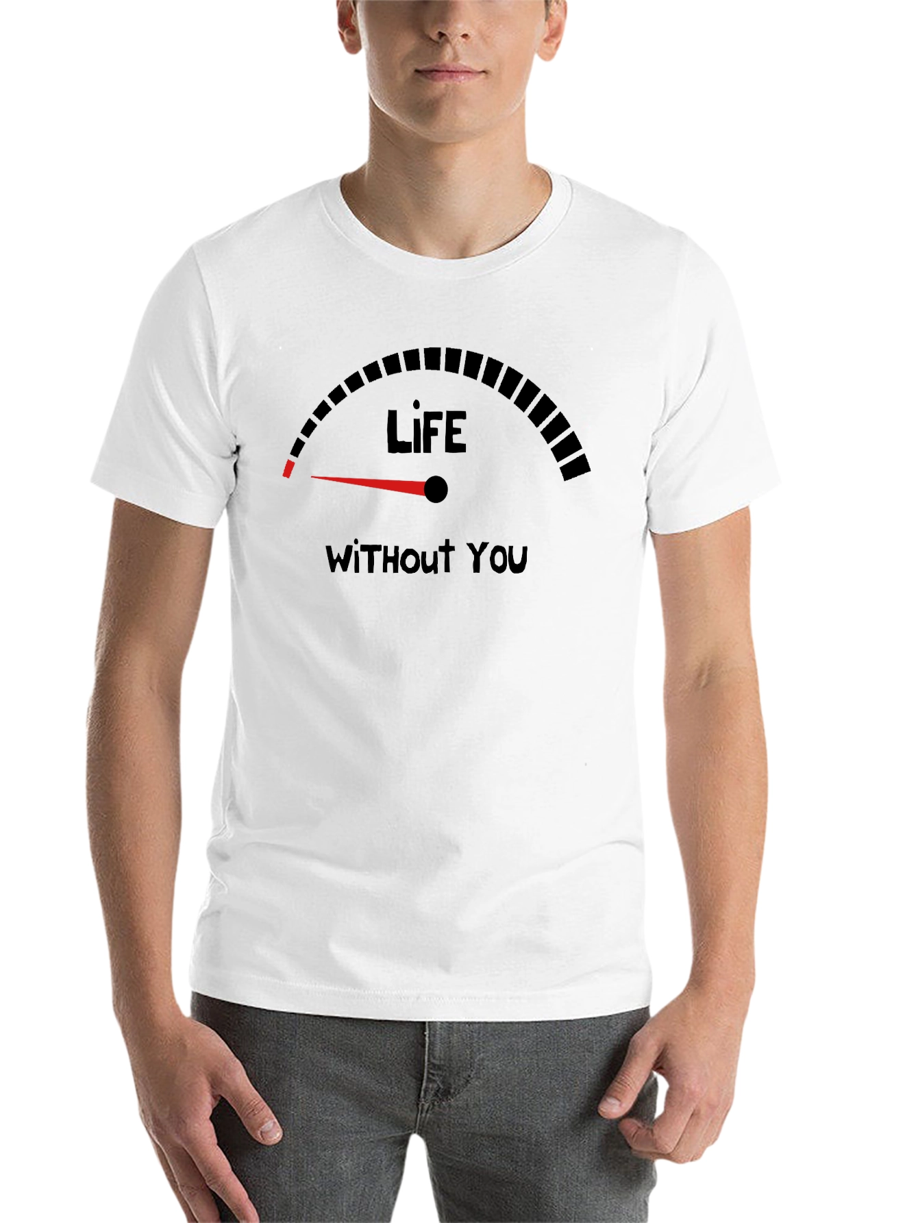 Black Life Without You T-Shirt - Express Your Feelings view 14