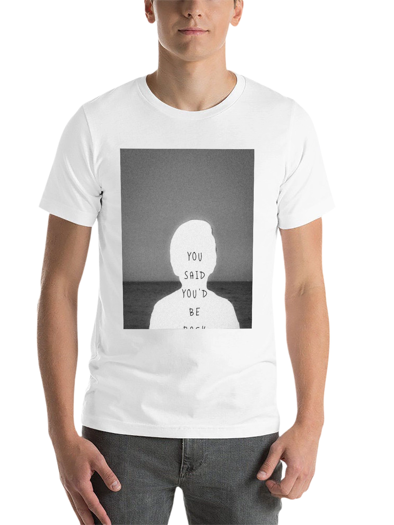 Black You Said You'd Be Back Graphic Tee view 14
