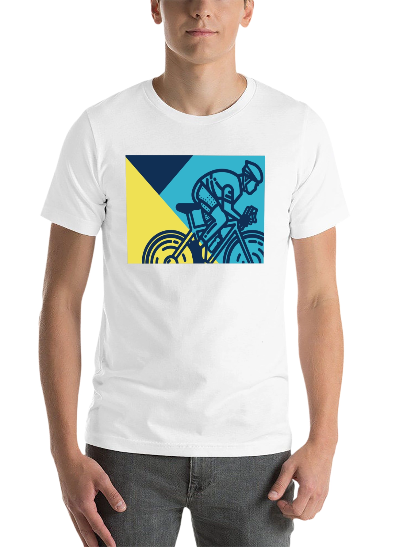 Cycling Graphic Tee - Men's Black T-Shirt - 14