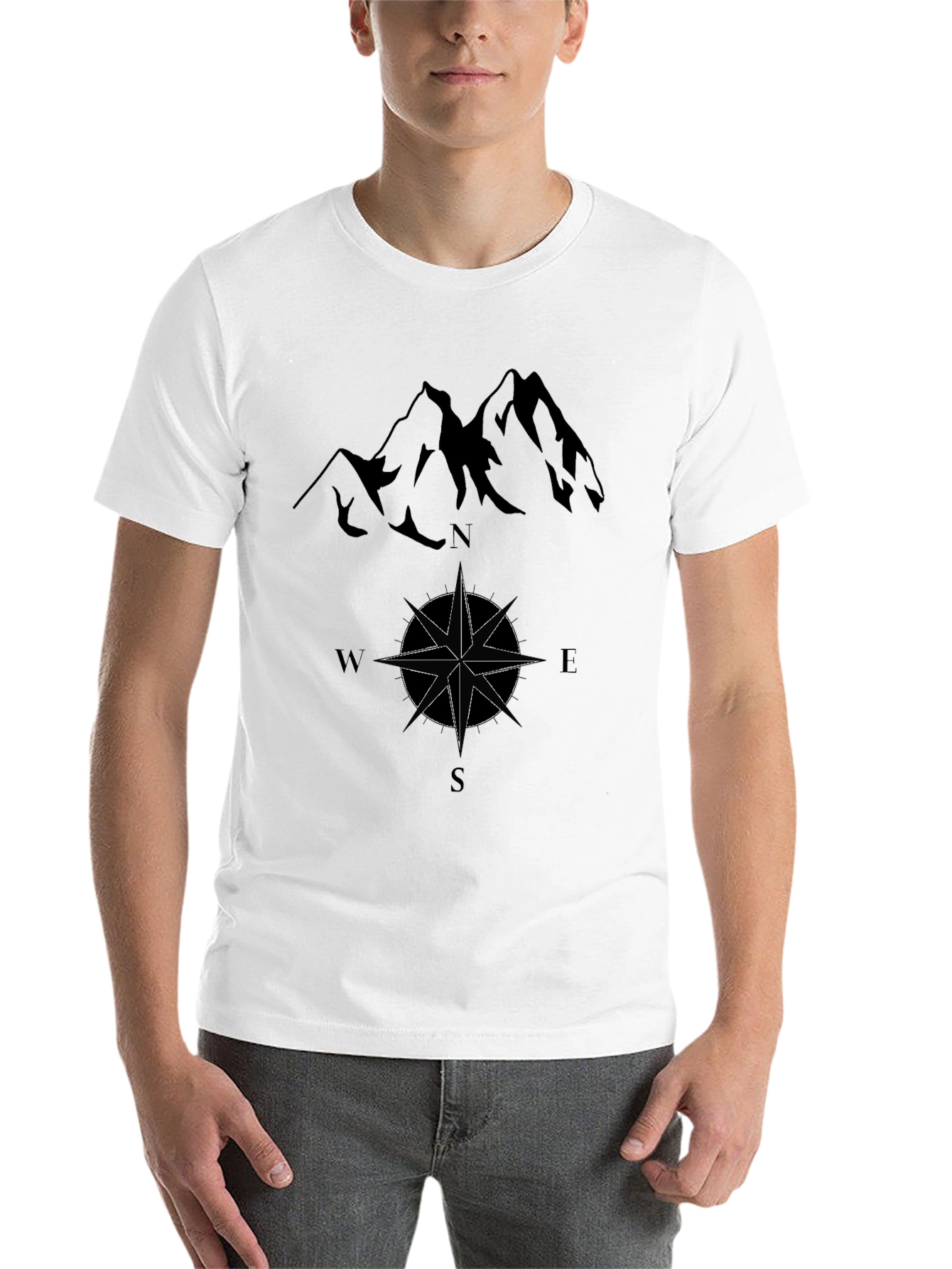 Black Mountain & Compass Graphic Tee view 14