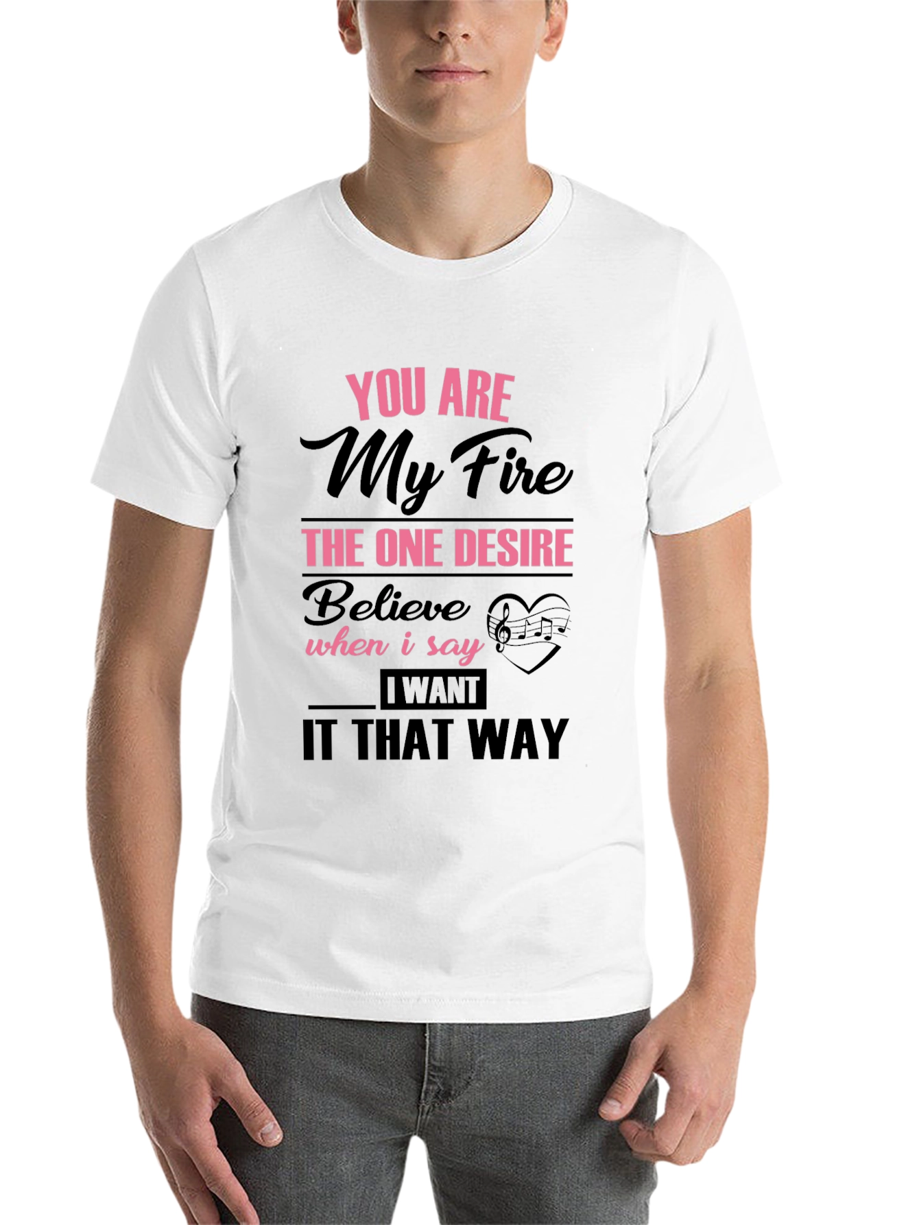 Black You Are My Fire Graphic T-Shirt view 14