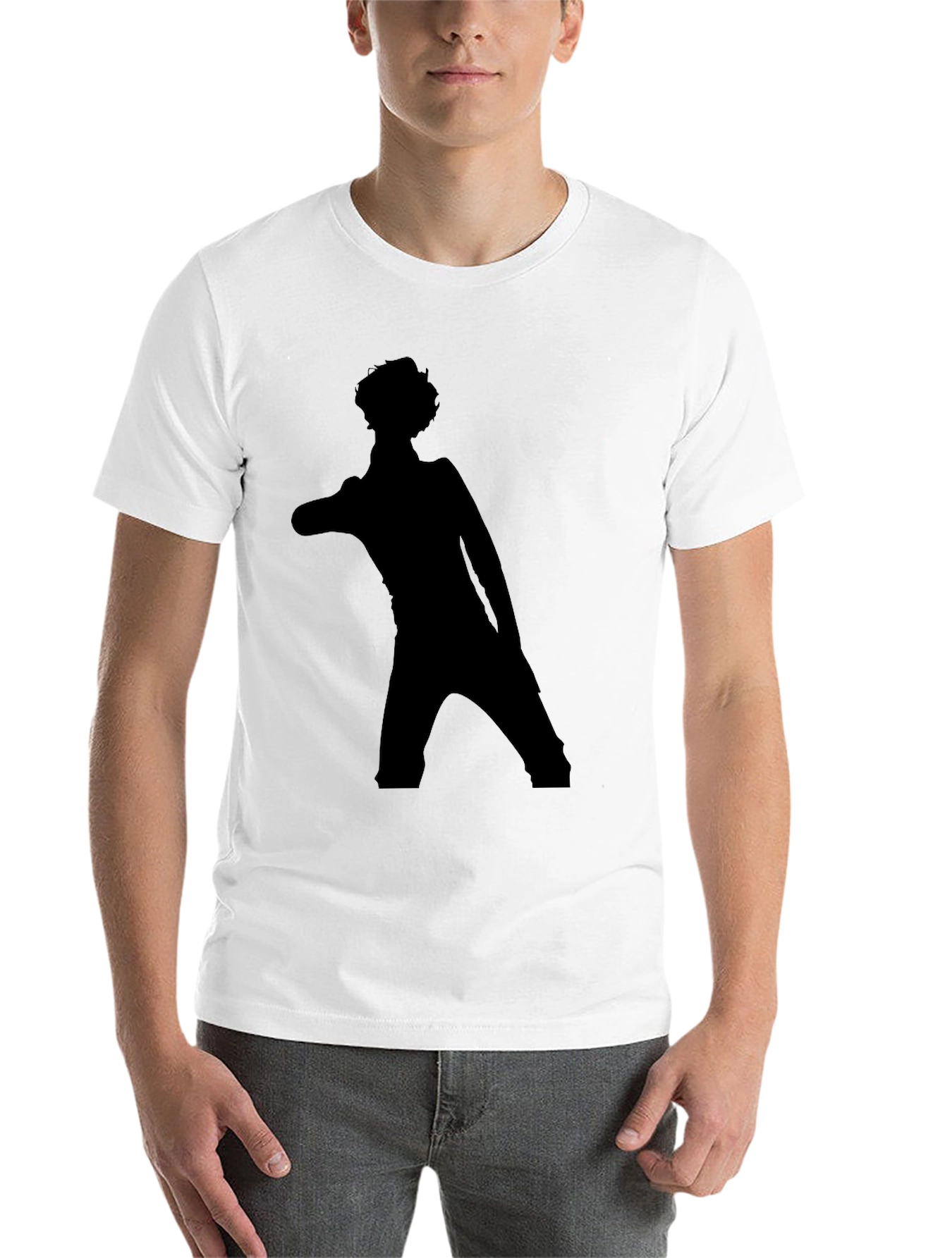 Black Silhouette Graphic Tee - Classic Black view 14