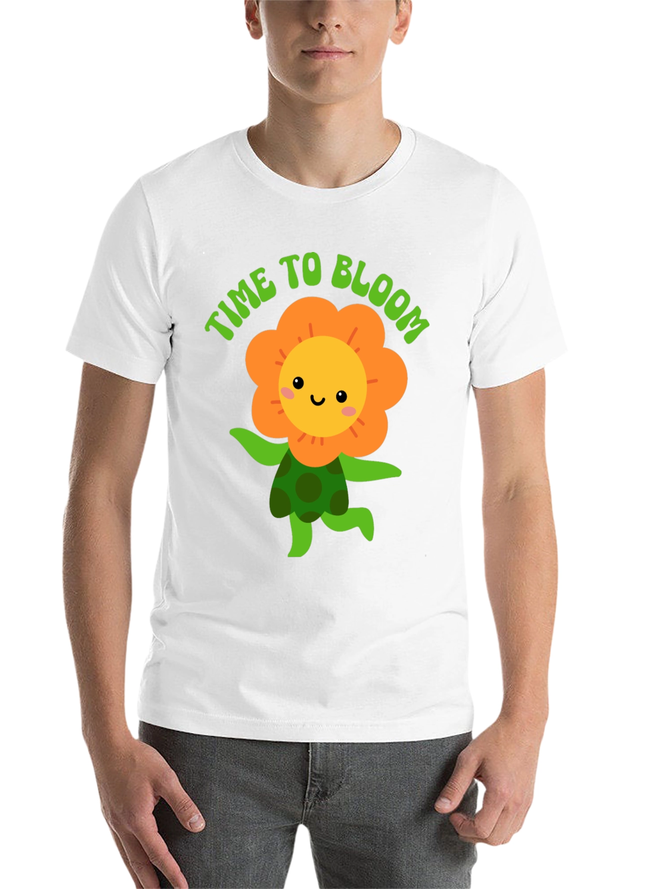Black Time to Bloom Graphic T-Shirt view 14
