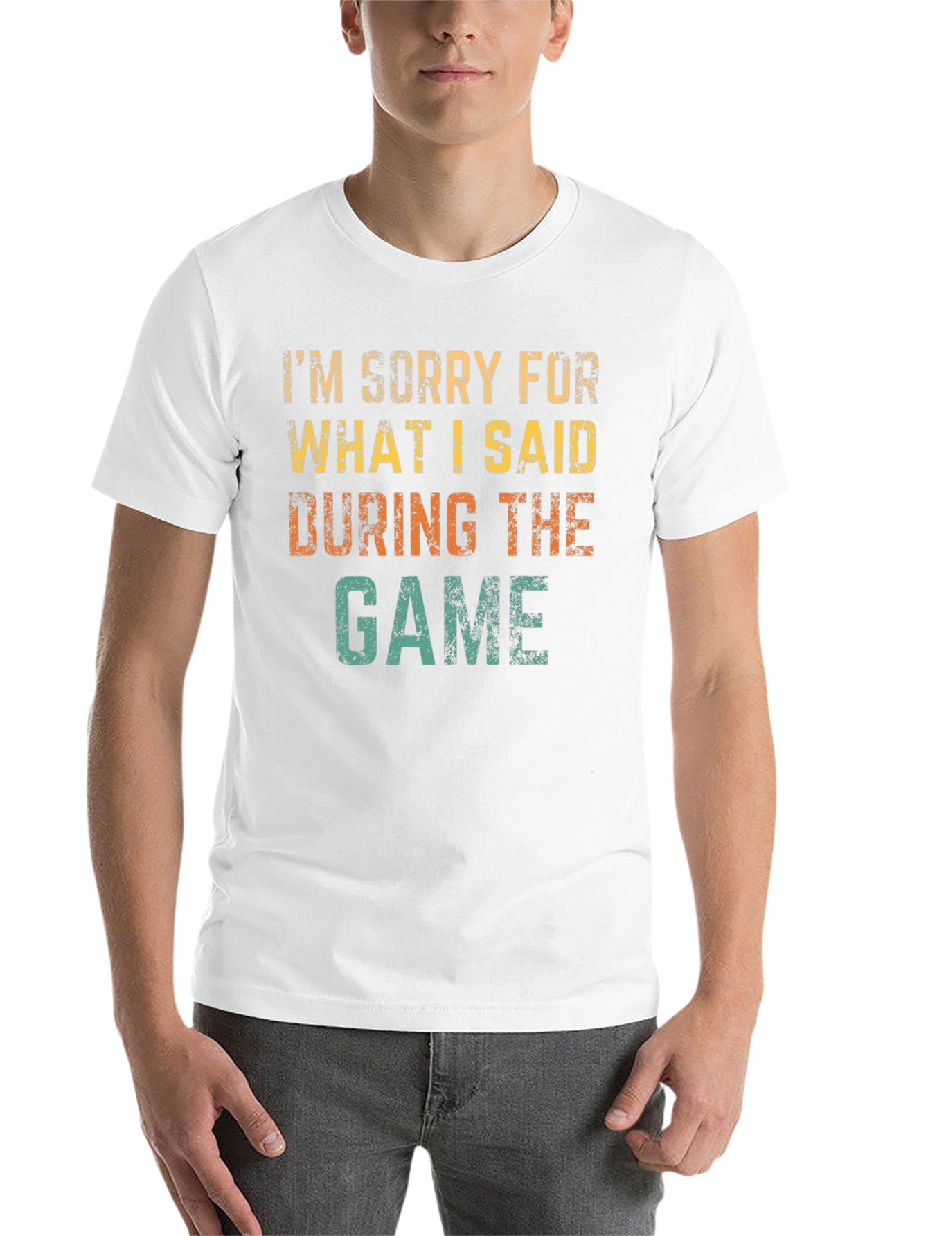 Black I'm Sorry For What I Said T-Shirt view 14