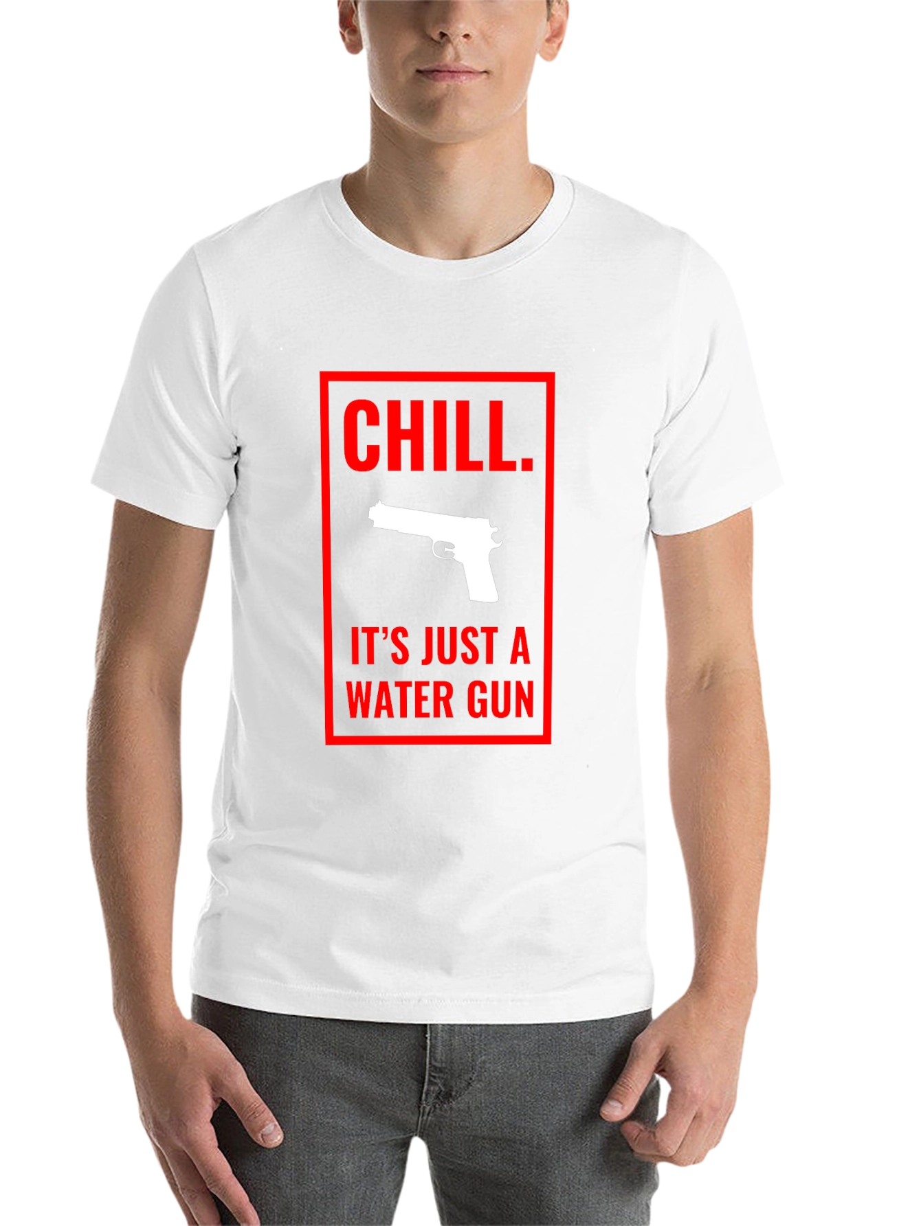 Black Chill Water Gun Graphic Tee - Black view 14