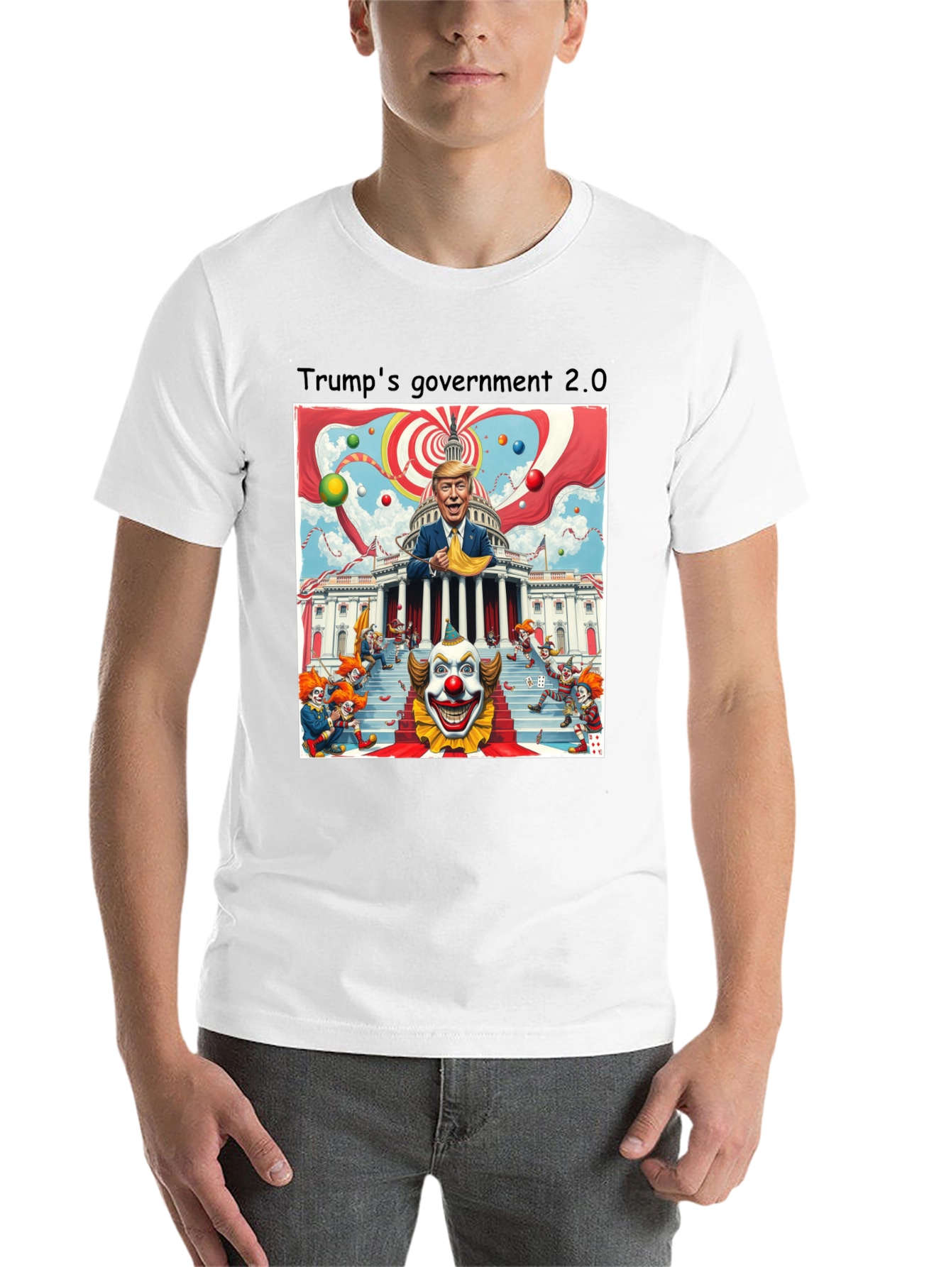 Black Trump's Government 2.0 T-Shirt view 14