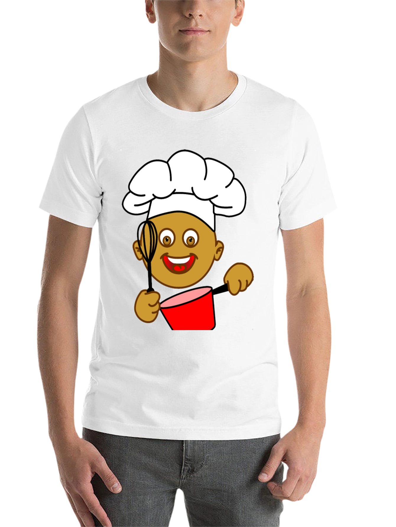 Black Chef Cartoon Graphic Tee view 14