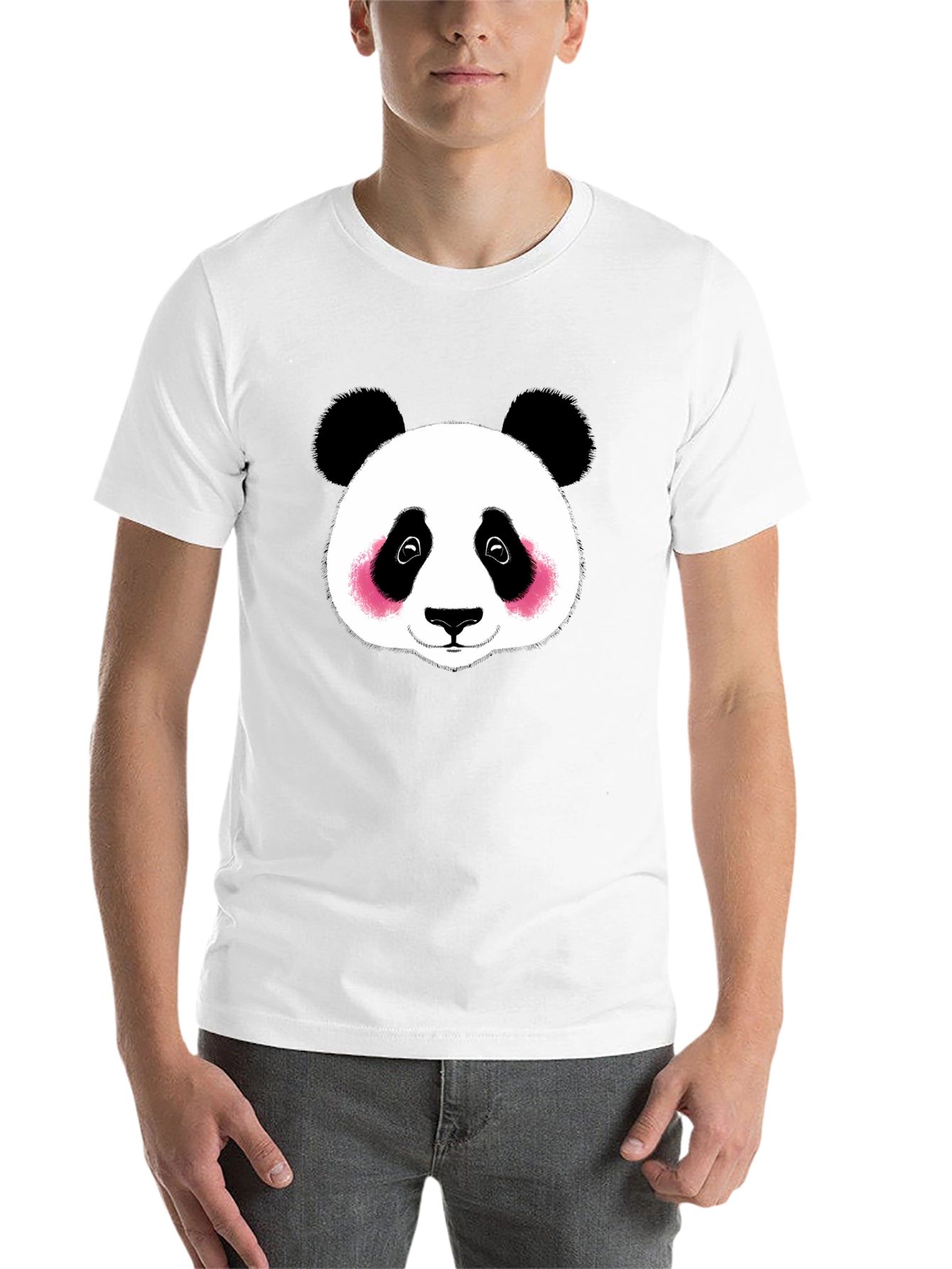 Black Panda Graphic T-Shirt - Soft Cotton Tee view 14