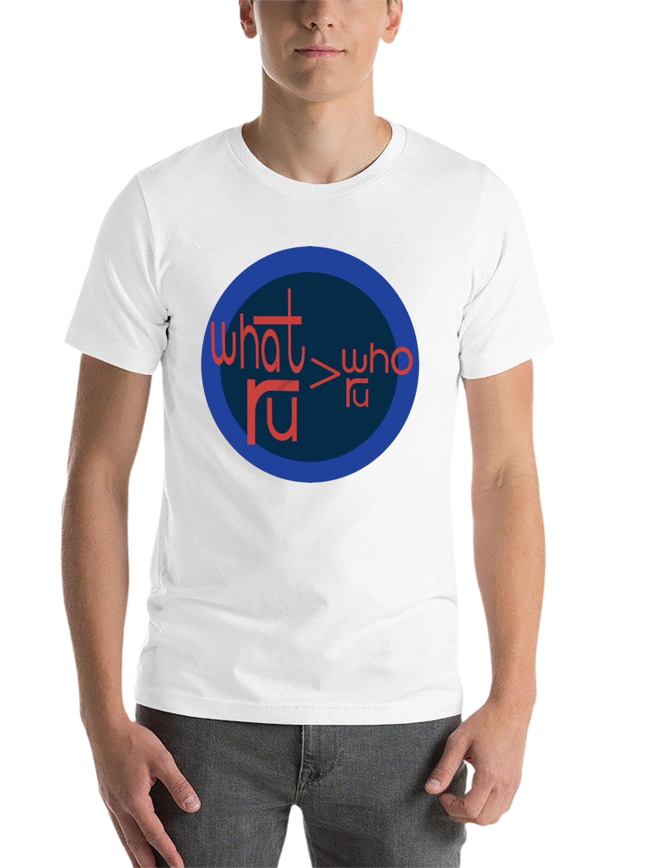 Black What RU > Who RU Graphic Tee - Black view 14