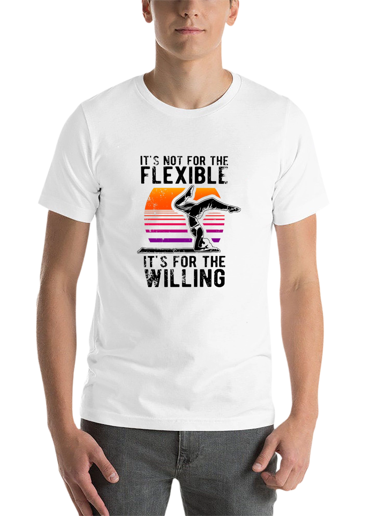 Black Flexible to Willing Retro Graphic Tee view 14