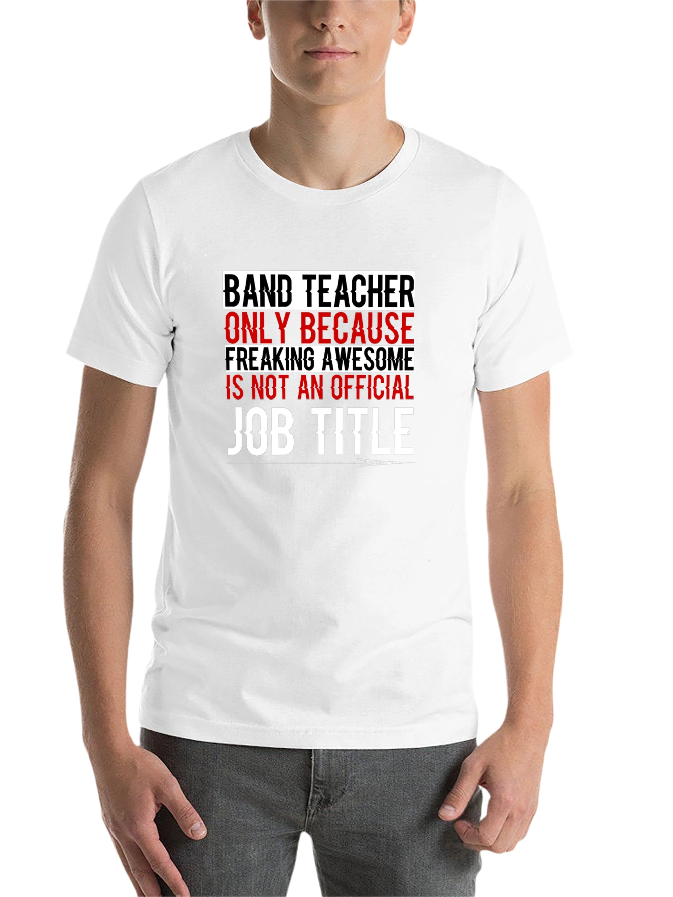 Black Band Teacher Funny T-Shirt view 14