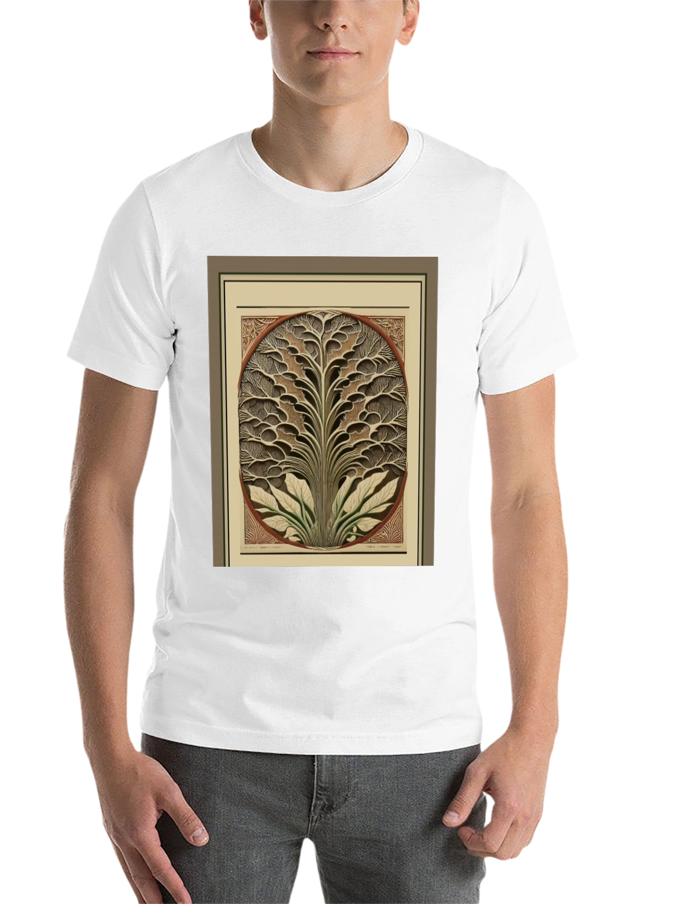 Black Arboreal Art Tee: Unique Tree Graphic T-Shirt view 14