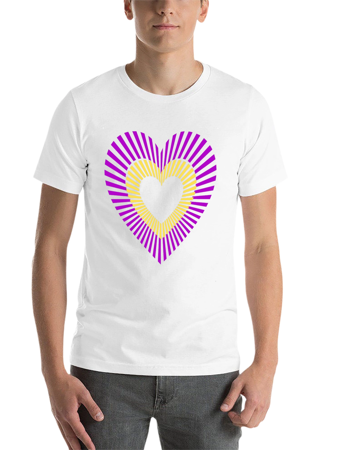 Black Heartburst Graphic T-Shirt view 14