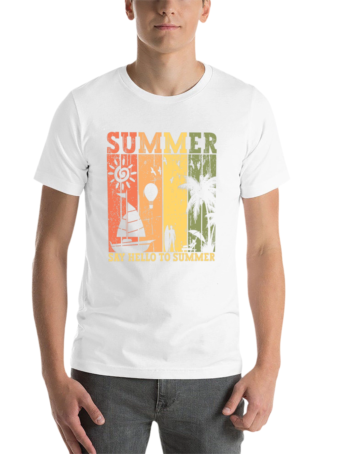 Black Summer Vacation T-Shirt: Beach Vibes Tee view 14