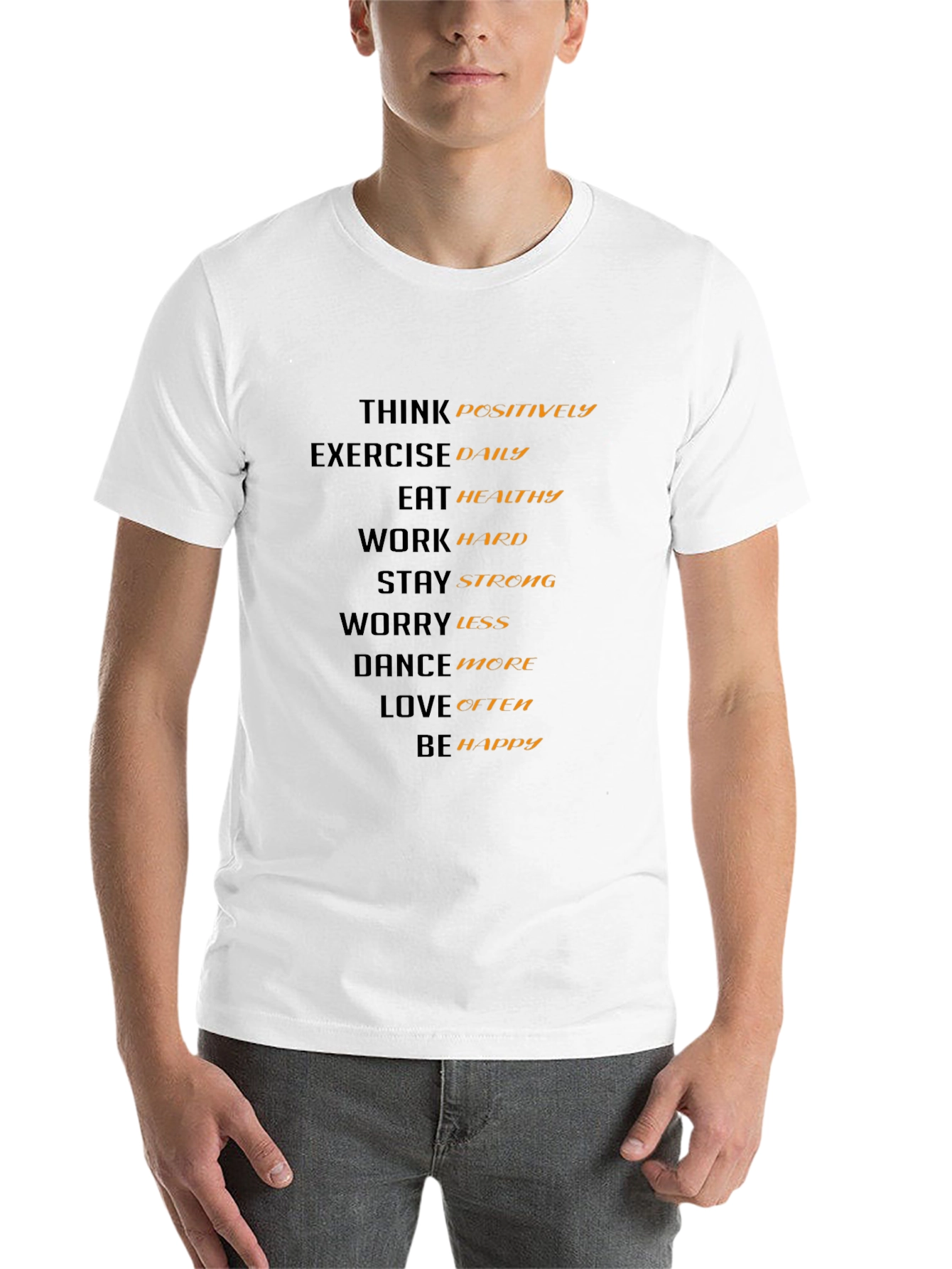 Black Inspirational Quote T-Shirt view 14